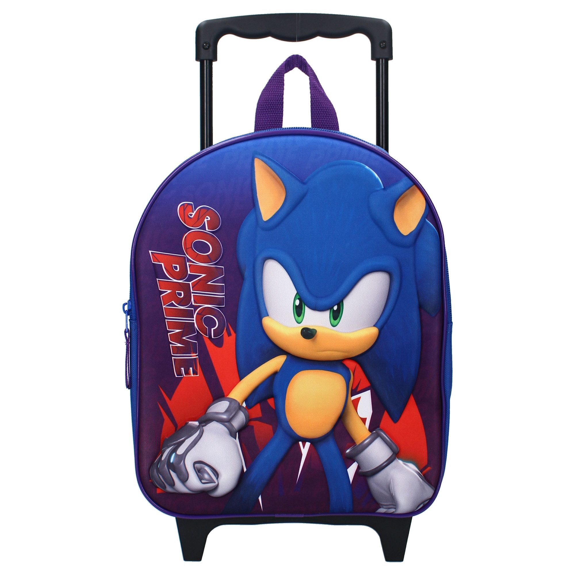 Vadobag Cityrucksack 3D Sonic Prime Great Escapes, auch als Trolley ziehbar