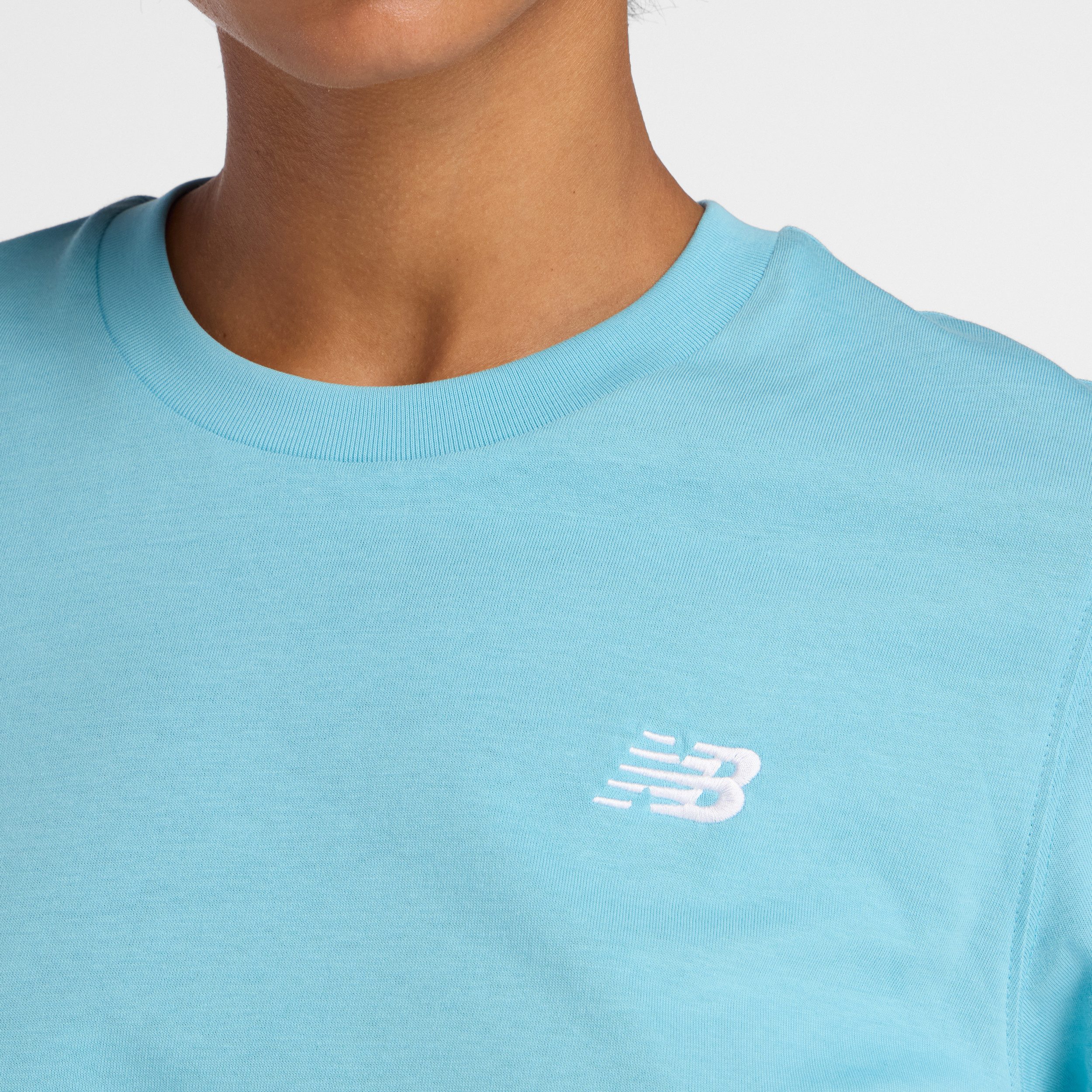 New Balance T-Shirt SPORT ESSENTIALS JERSEY T-SHIRT Kurzarm, mit Rundhalsausschnitt