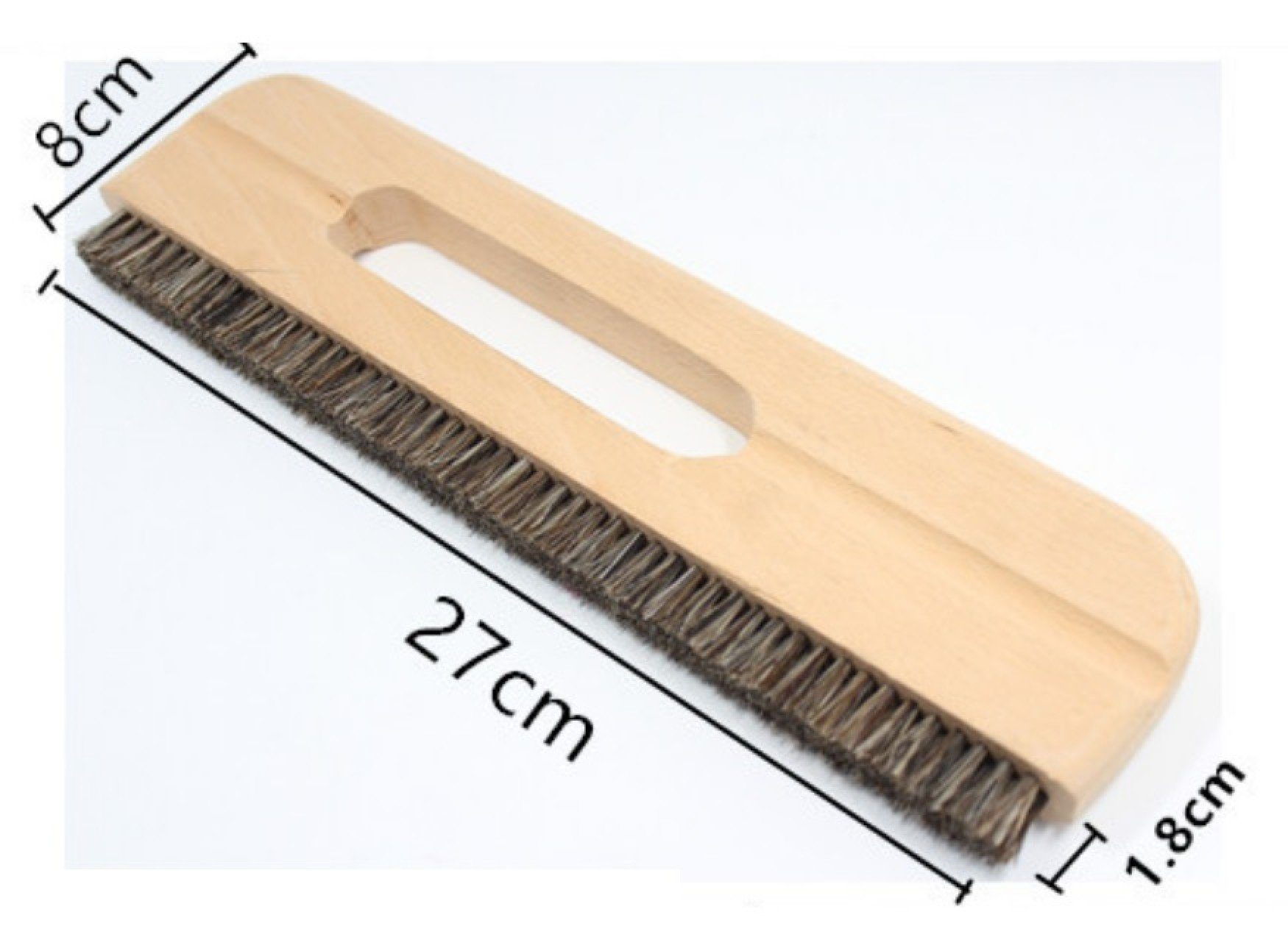 BAYLI Tapezierbürste 2er Set - Tapezierbürste mit Griffaussparung, 270mm Tapezierbesen -