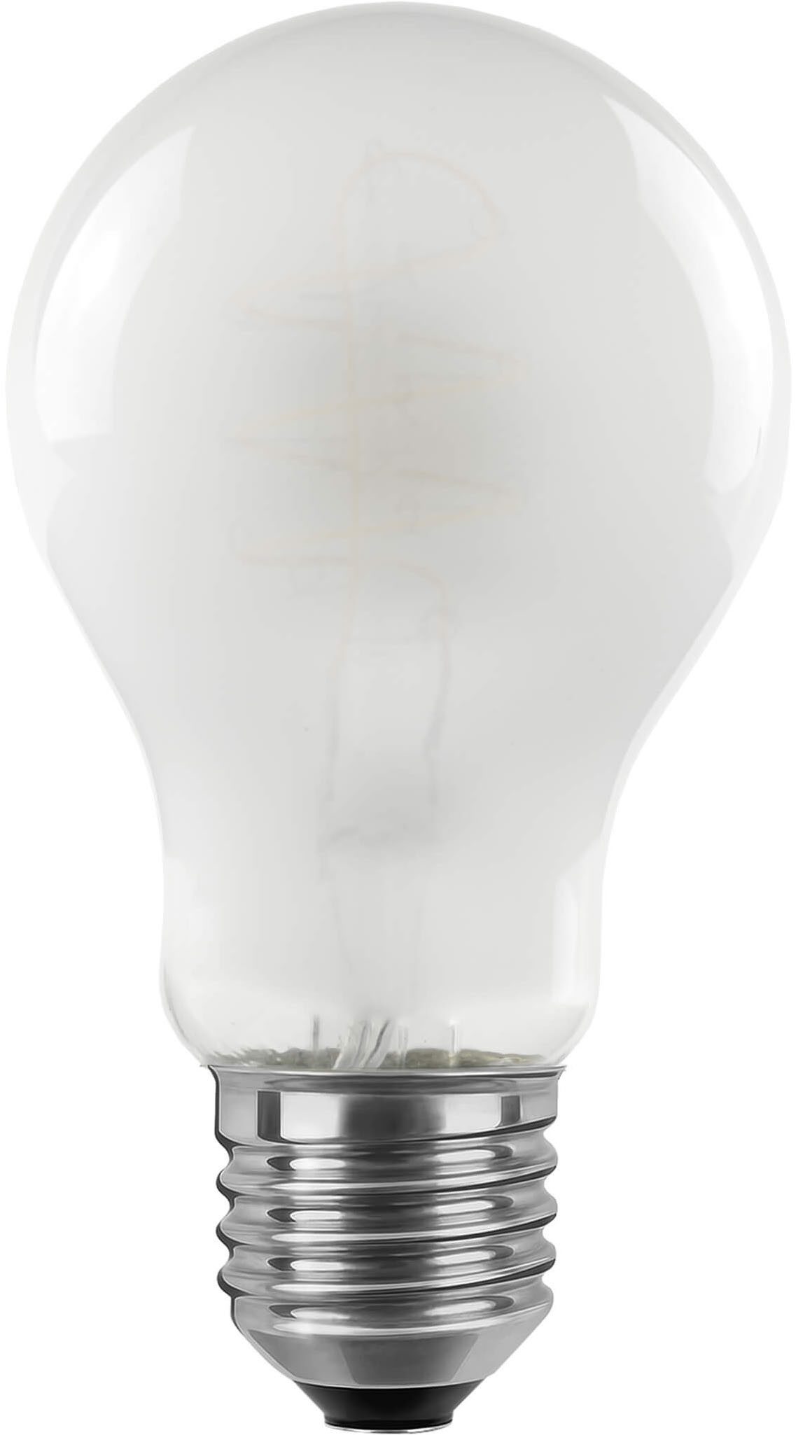 SEGULA LED-Filament LED Glühlampe A19 matt, E27, E27, 1 St., Warmweiß