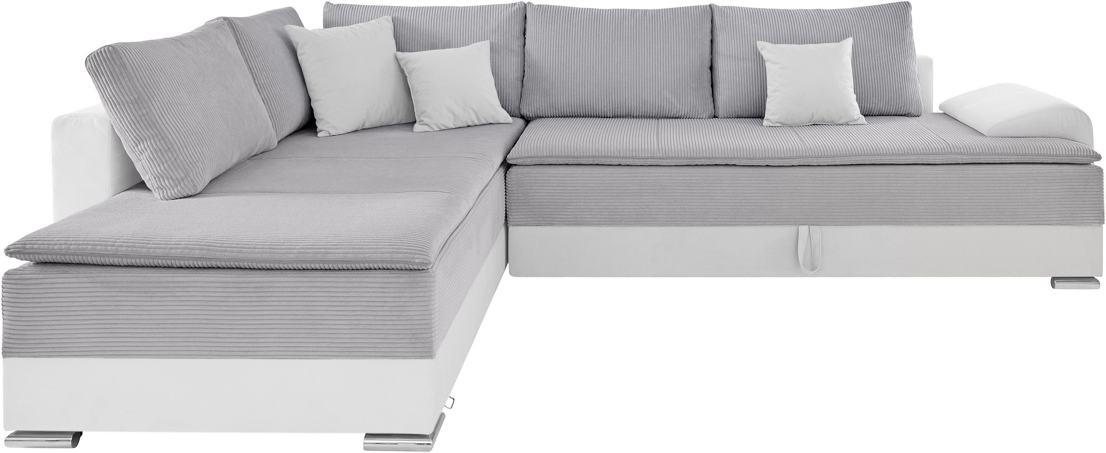 INOSIGN Ecksofa "Night & Day L-Form, B: 324 cm" mit Bettfunktion, Bettkaste günstig online kaufen