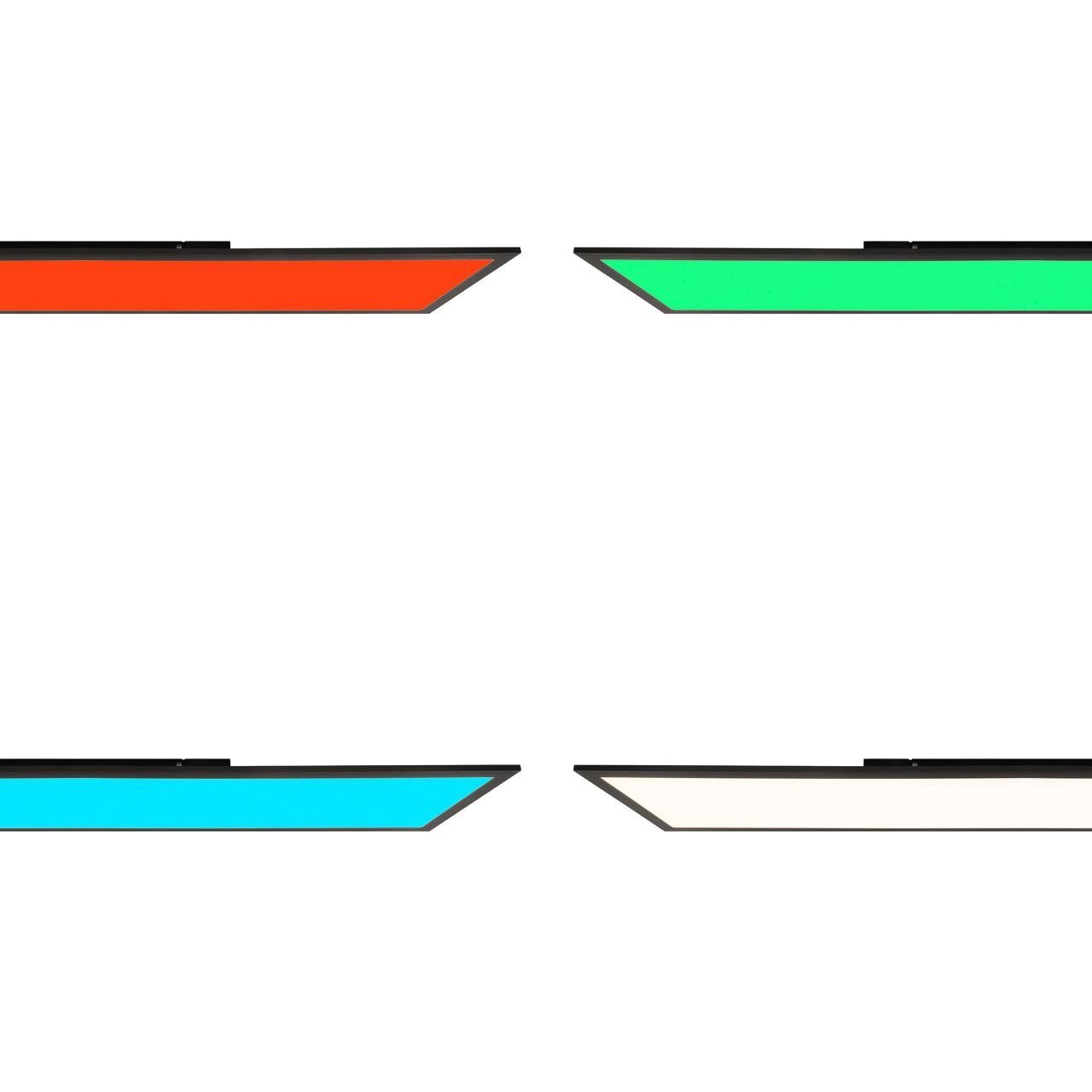 kaltweiß, Dimmfunktion, dimmbar, Farbwechsler, wechselbar, 3800 Fernbedienung, RGB, Abie, Nachtlichtfunktion, CCT Timerfunktion, cm, LED schwarz Fernbedienung, 120 Farbwechsel, 30 über Memoryfunktion, - Panel x sand warmweiß lm, LED Brilliant - CCT,