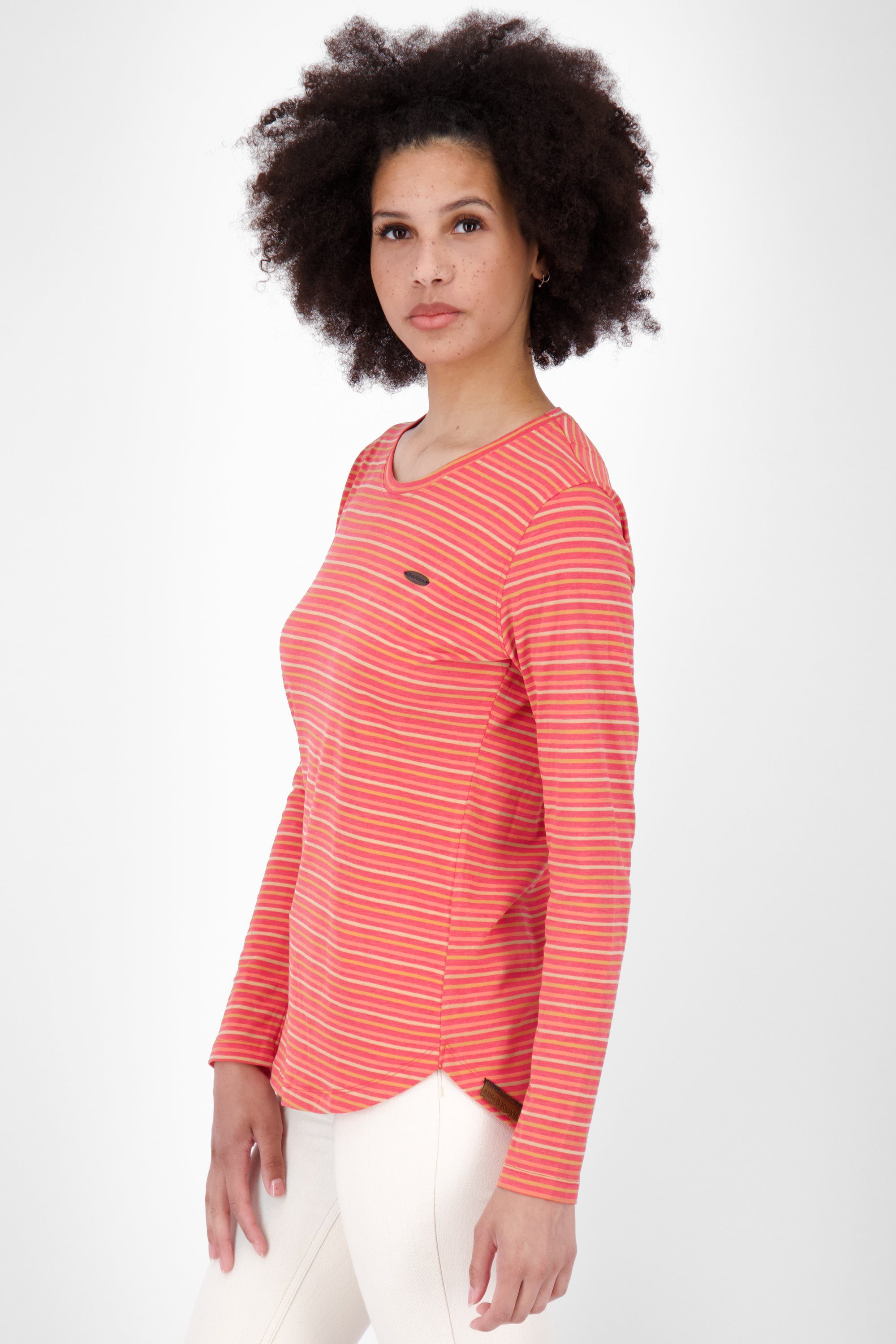 coral LeaAK Damen Langarmshirt, & Langarmshirt Longsleeve Z Shirt Alife Kickin