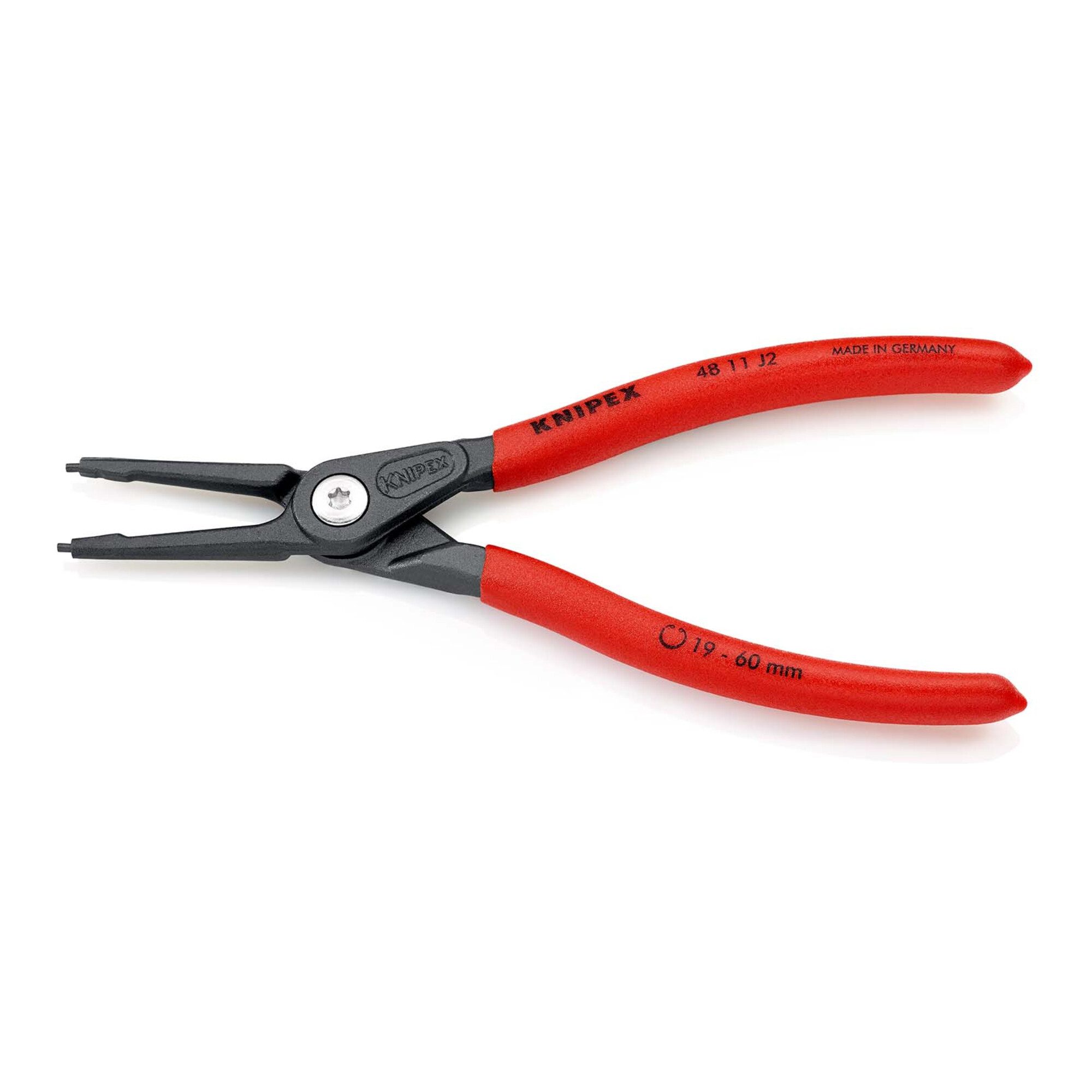 Knipex Sicherungsringzange KNIPEX 48 11 J2 Präzisions-Sicherungsringzange für Innenringe in Bohru