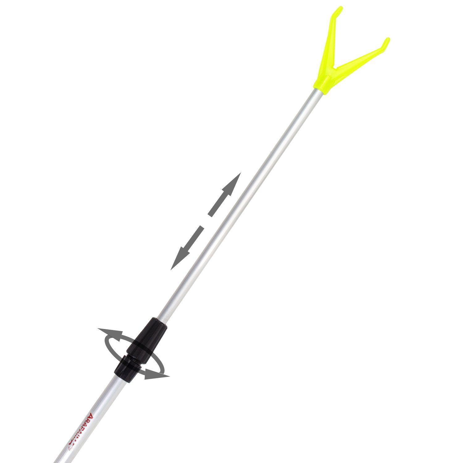 Equipment 10-tlg., Gelb (10er-Set, Teleskop rodhold Angelhalter) Fishing Arapaima Aluminum Rutenhalter,