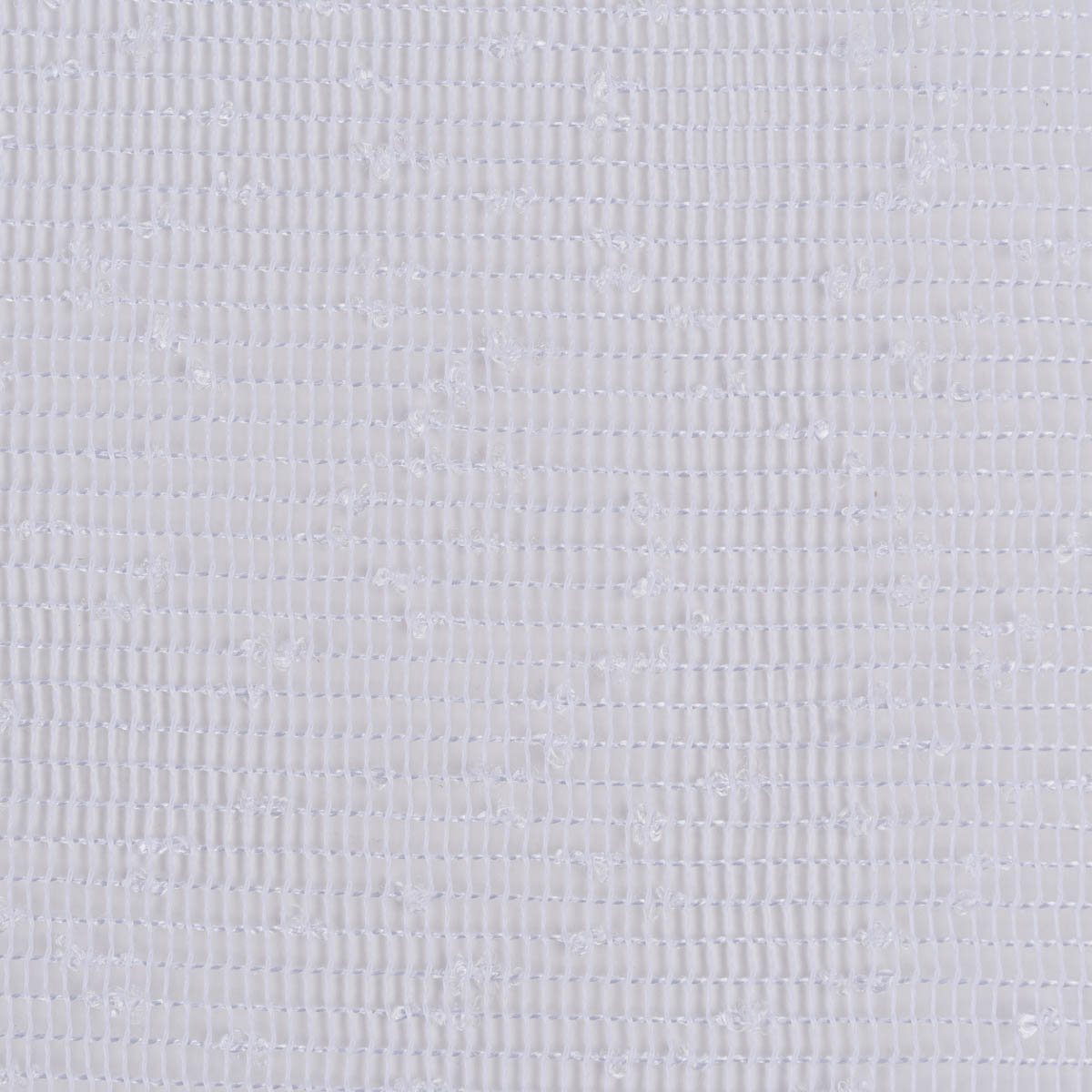 leicht Stores Meterware Polyester, Rasch Textil Gardinenstoff perforiert, Gitterstruktur überbreit Bleiband, May 280cm, weiß mit pflegeleicht,