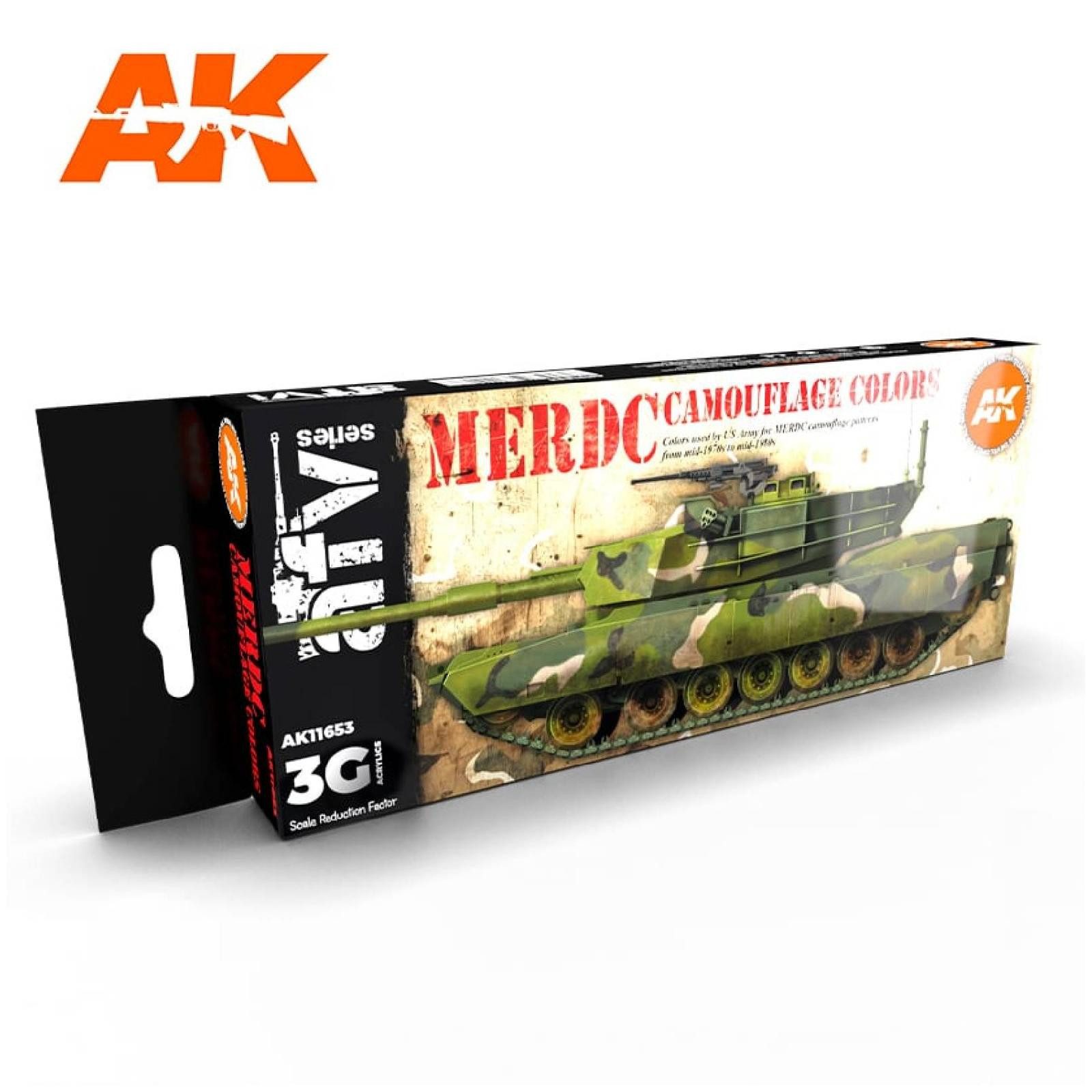 Modellbausatz Paint Set: MERDC CAMOUFLAGE COLORS (8x17ml)