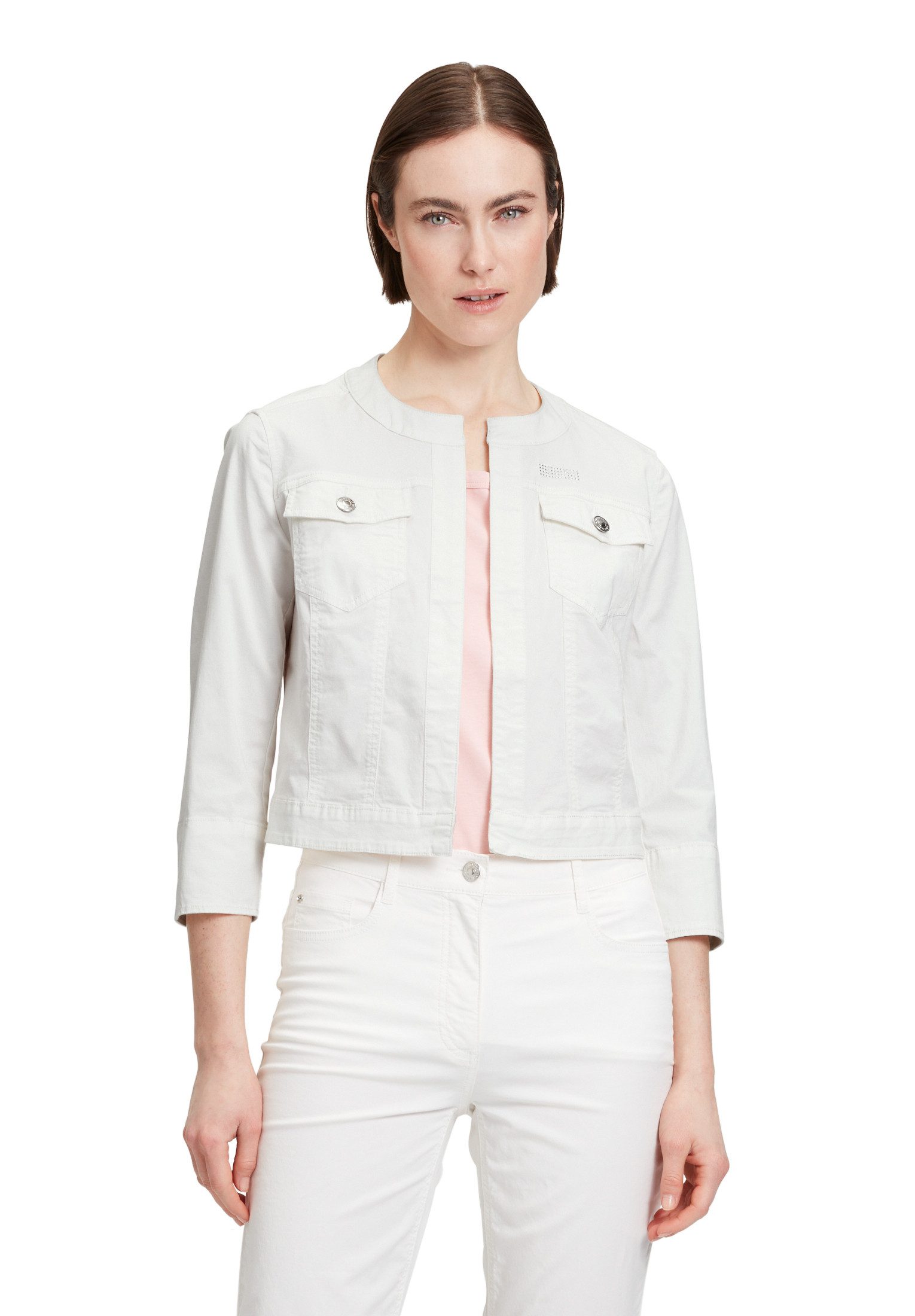 Jackenblazer Betty Barclay Sommerjacke mit Schmucksteinen