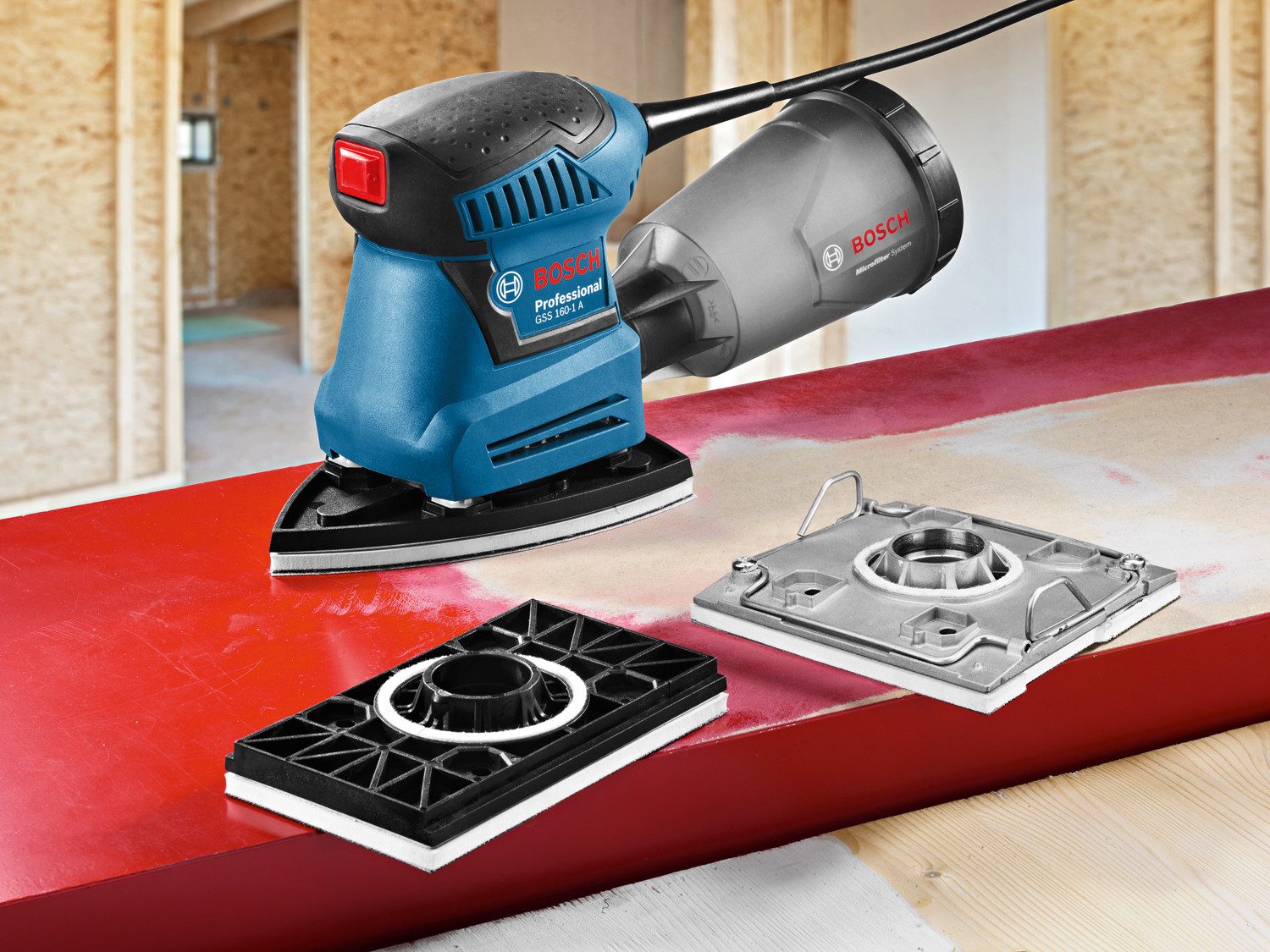 Bosch Professional Schwingschleifer »GSS 160 Multi«, L-BOXX 136 mit umfangreichem Zubehör