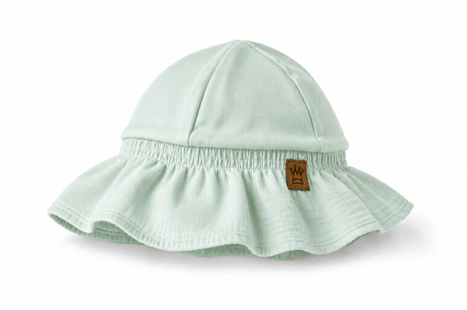 La Bortini Fischerhut Baby Mütze Babymütze für Neugeborene Erstlingsmütze (für Mädchen, in verschiedenen Farben) aus Baumwolle, Sommermütze 32 bis 52cm KU