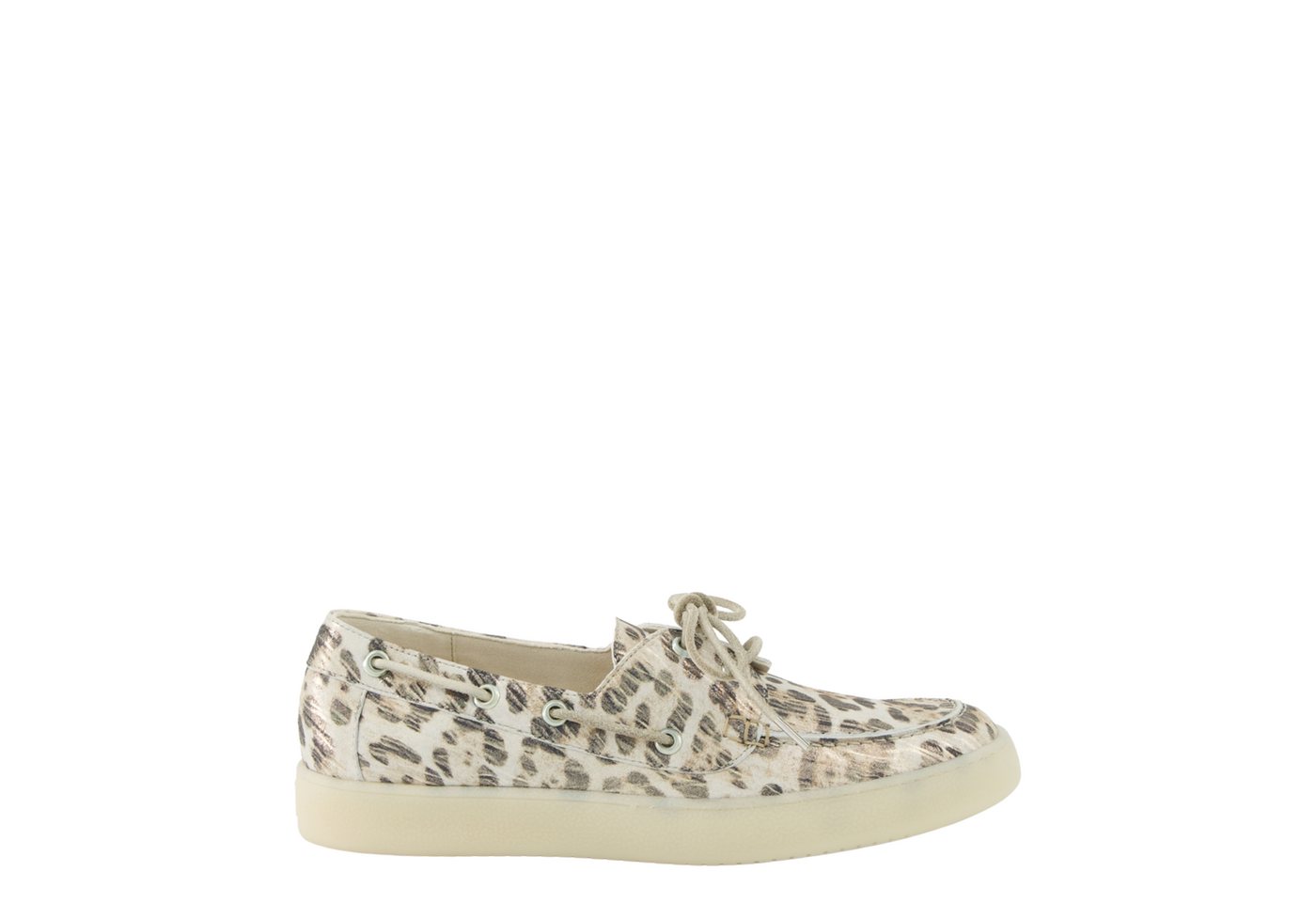 Paul Green Paul Green 1185-069, Schnürschuhe, Beige kombiniert, Damen Schnürschuh