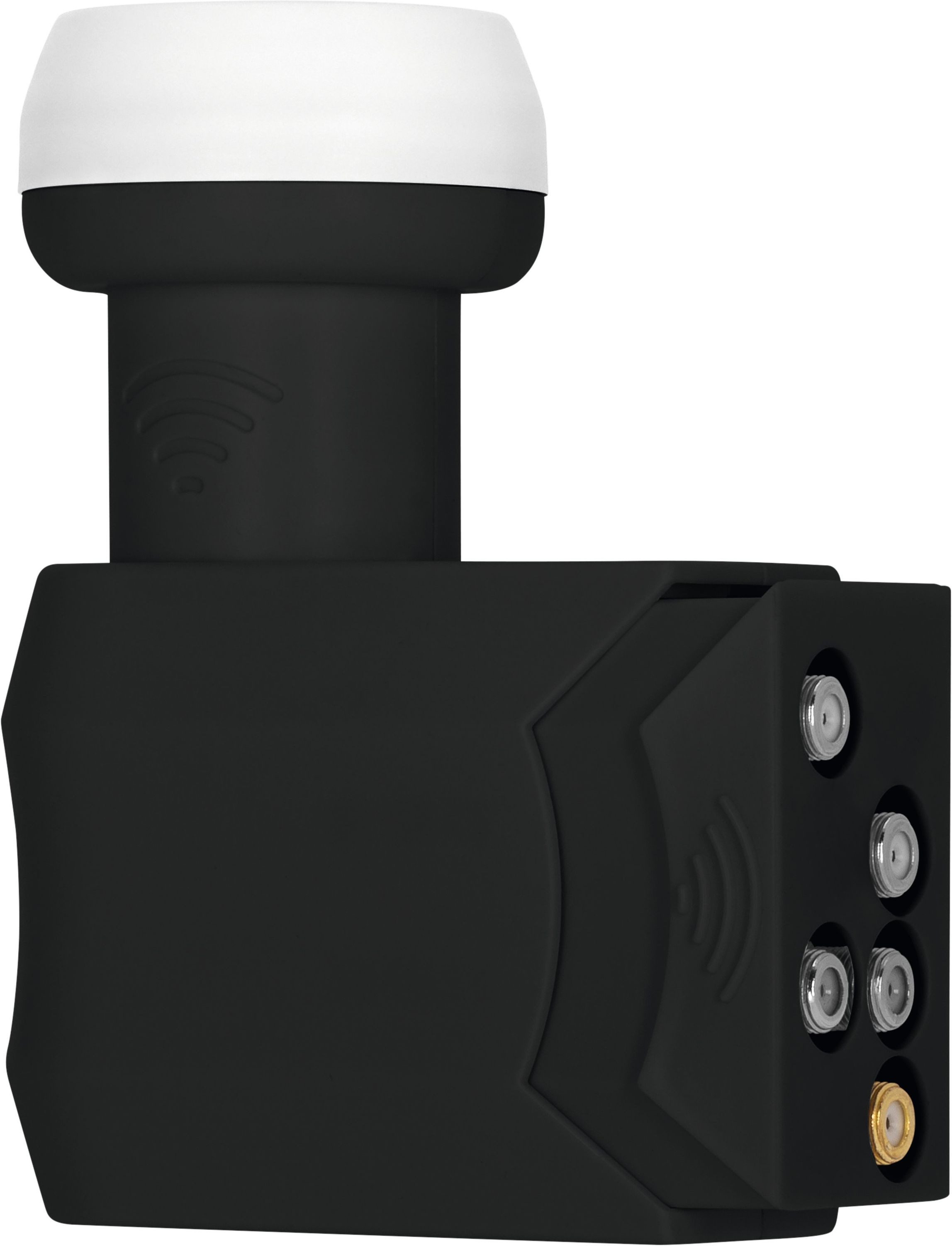 TechniSat Universal-SCR 4+4 LNB Universal-Quattro-LNB (für 5 Teilnehmer, 4 Teilnehmer & 4 weitere über SCR/Unicable, DiSEqC, Wetterschutz)
