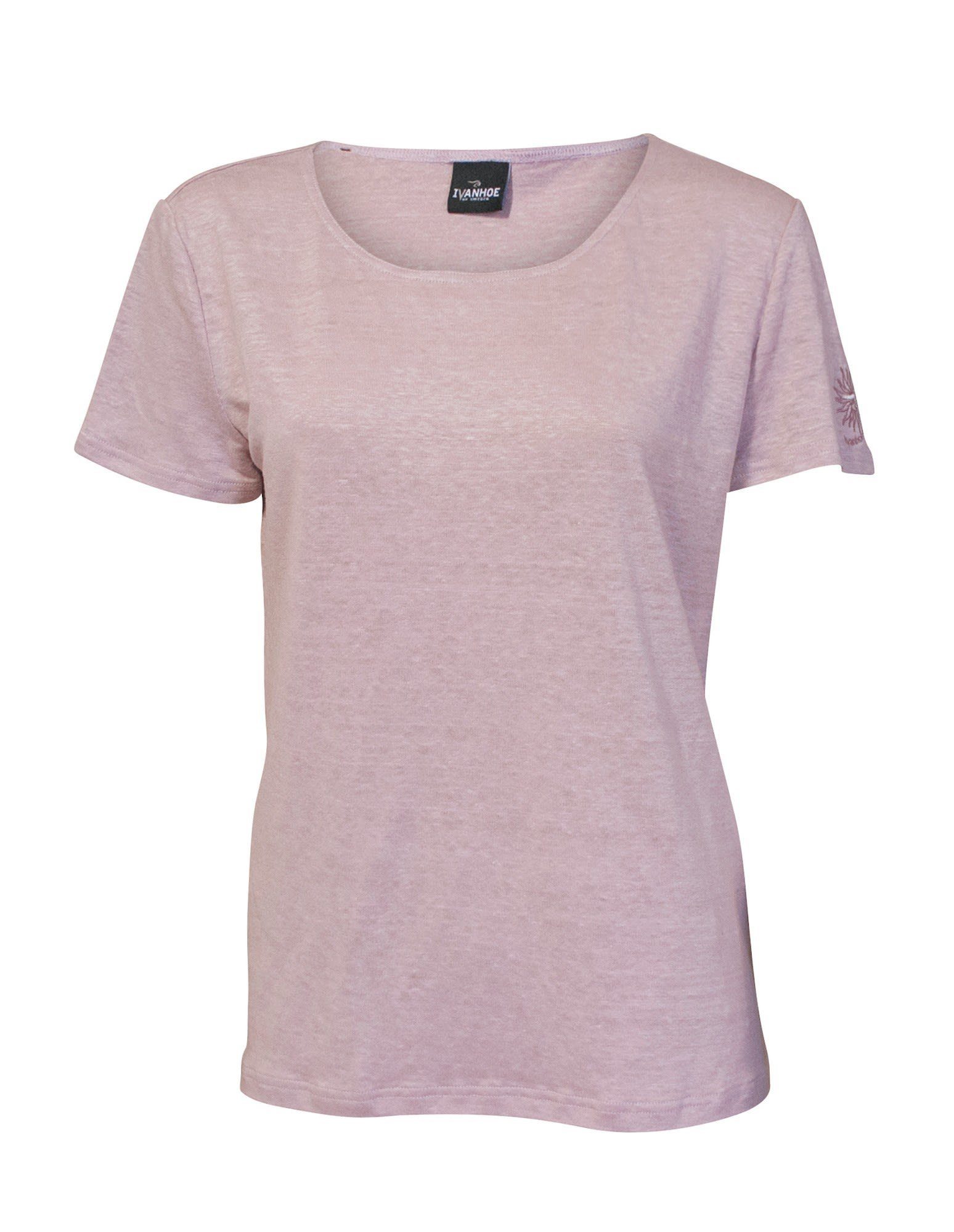 Ivanhoe of Sweden T-Shirt Ivanhoe Of Sweden W Gy Leila T-shirt Damen Pink | T-Shirts