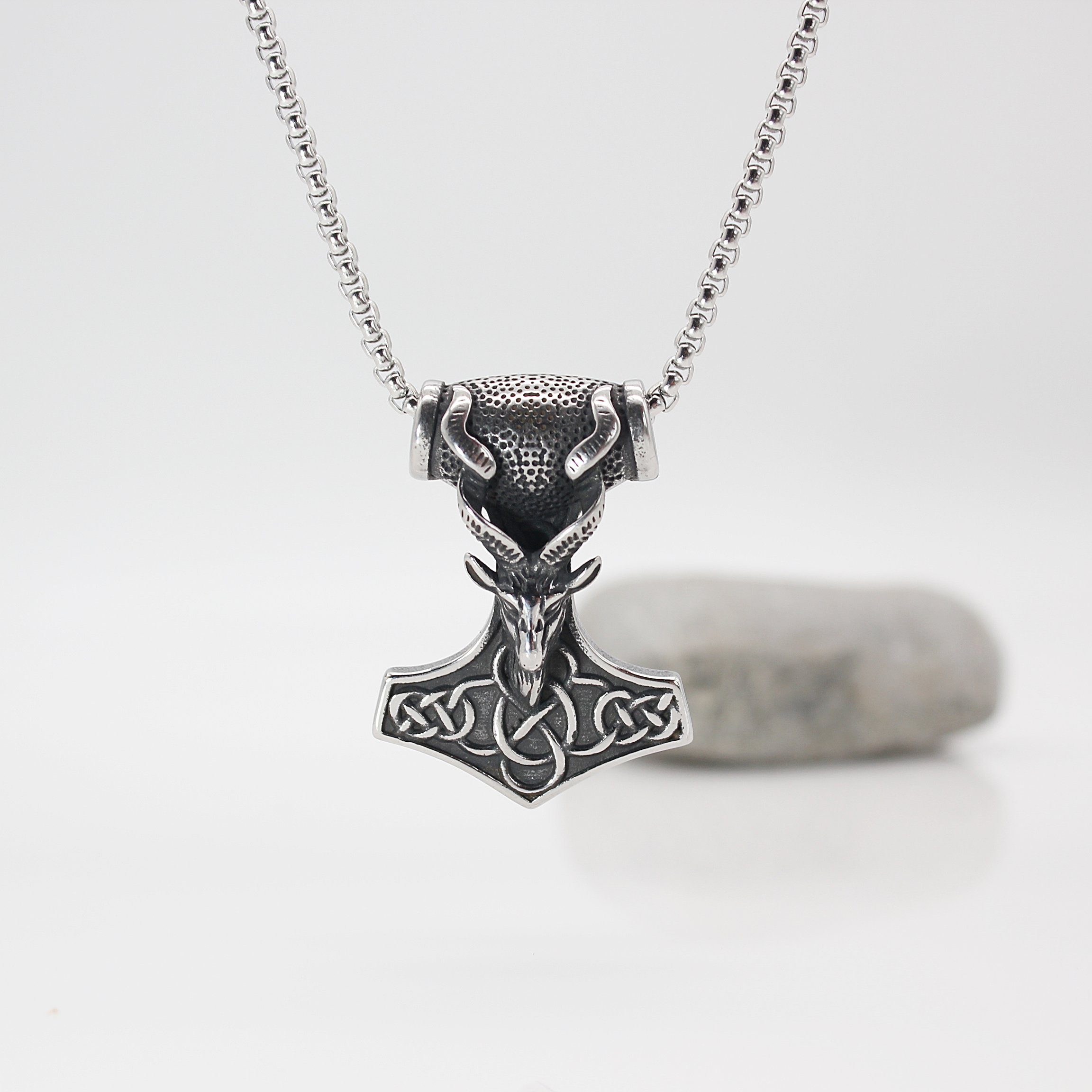 ELLAWIL Kette mit Anhänger Thor's Hammer günstig online kaufen