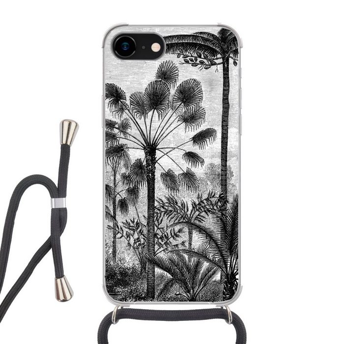 MuchoWow Handyhülle Design - Bäume - Natur - Pflanzen - Botanisch Handyhülle Telefonhülle Apple iPhone 8