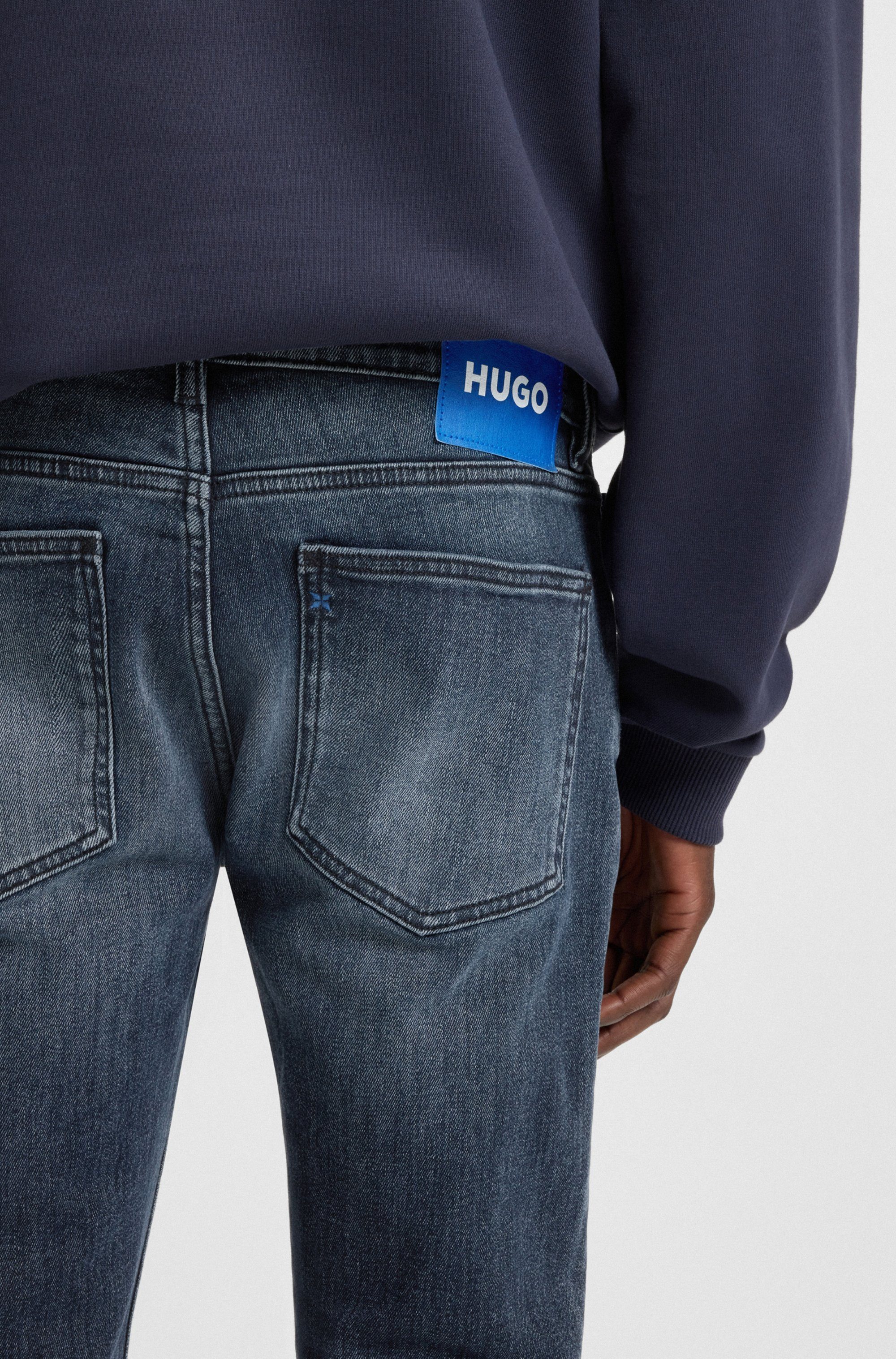 HUGO Blue Slim-fit-Jeans Zane extra slim günstig online kaufen
