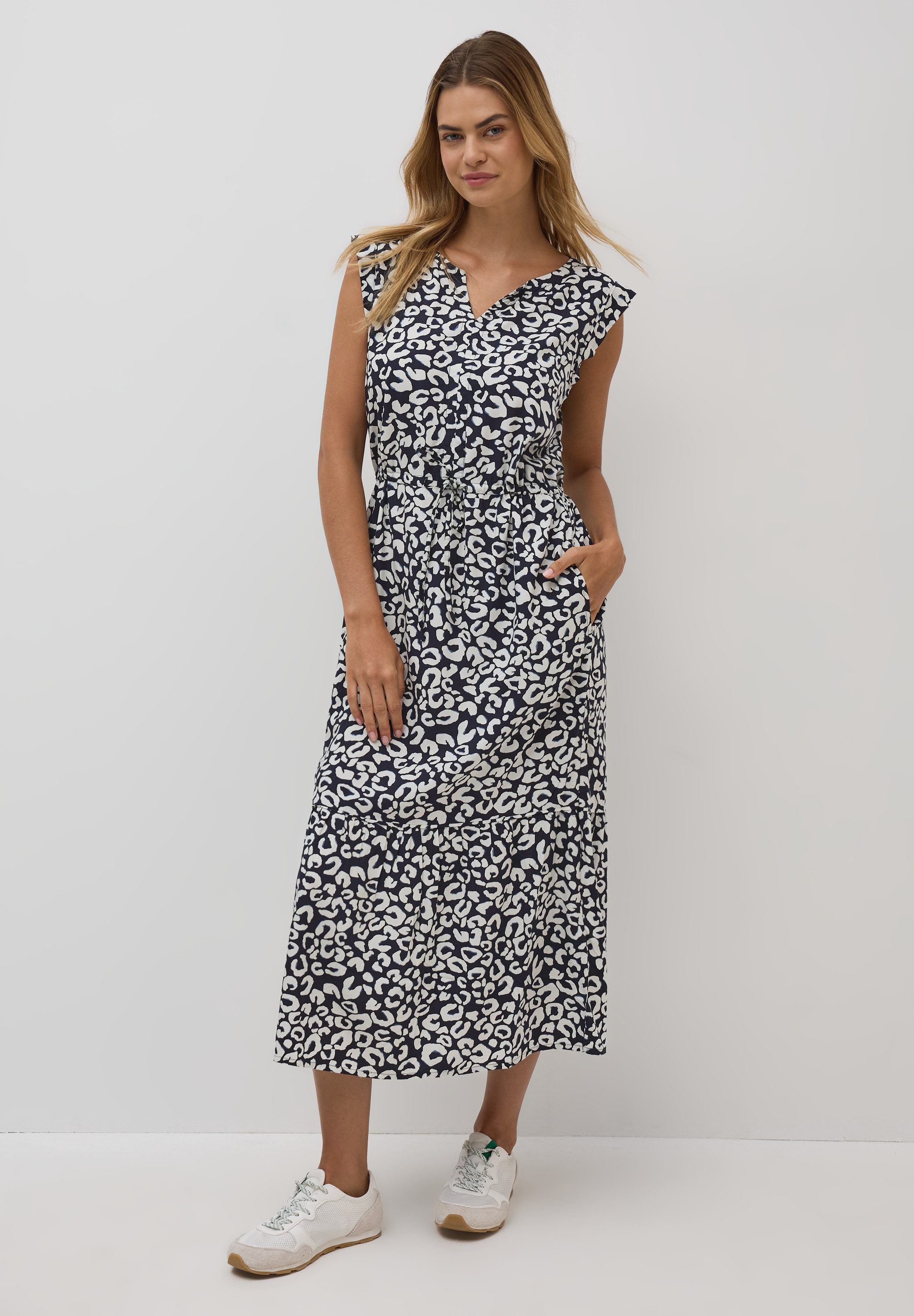 CECIL Midikleid mit allover Print