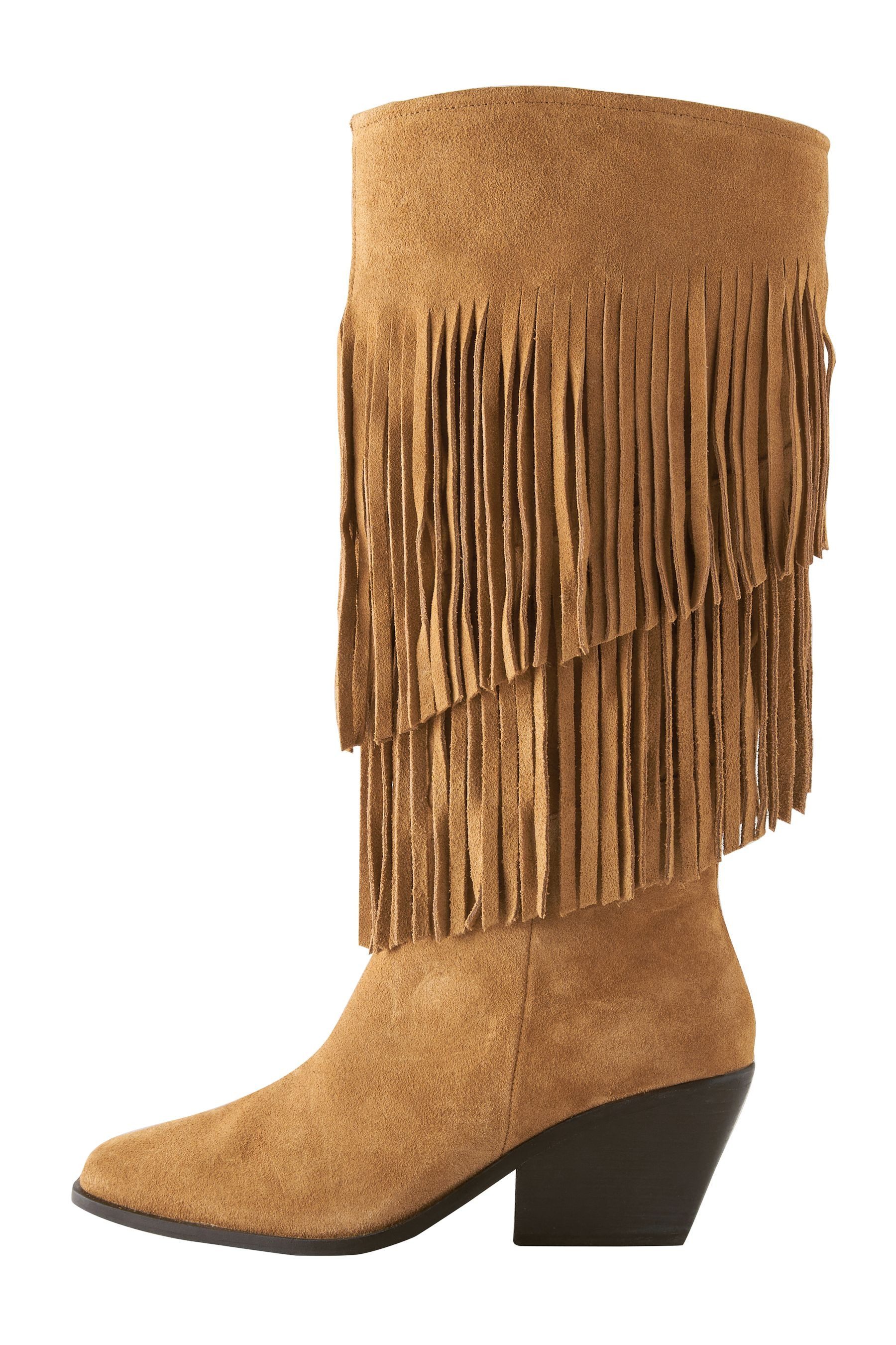 Next Forever Comfort® kniehohe Cowboystiefel, Fransen Cowboy Ботинки (1-tlg)