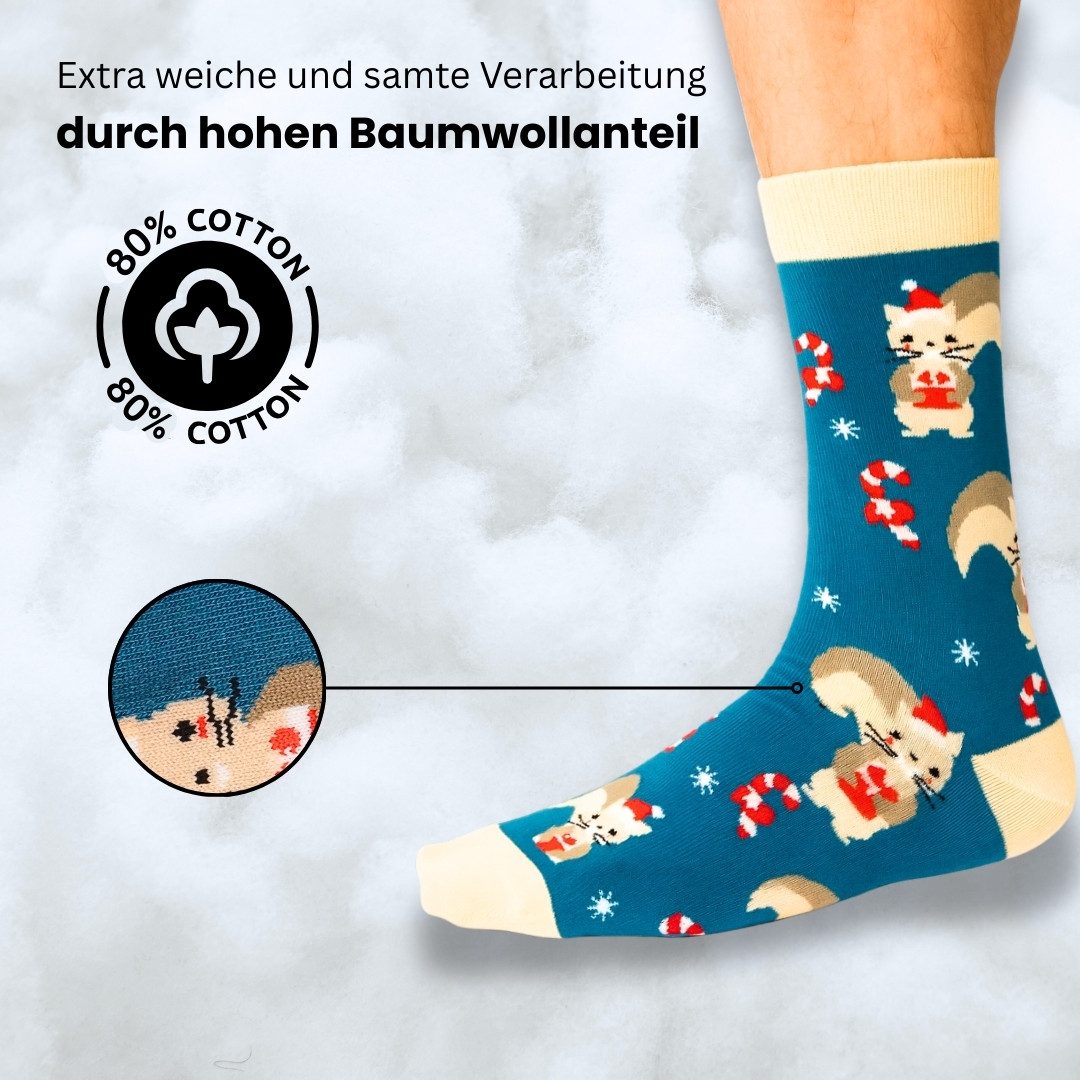 TwoSocks Freizeitsocken Weihnachtssocken lustige Socken für Weihnachten, Ei günstig online kaufen