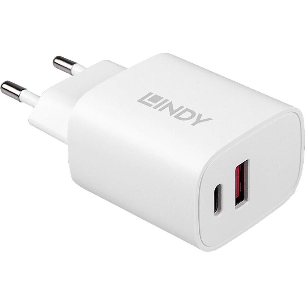 Lindy Ladegerät für Mobilgeräte Universal AC Schnellladung Drinnen 73413 USB-Ladegerät