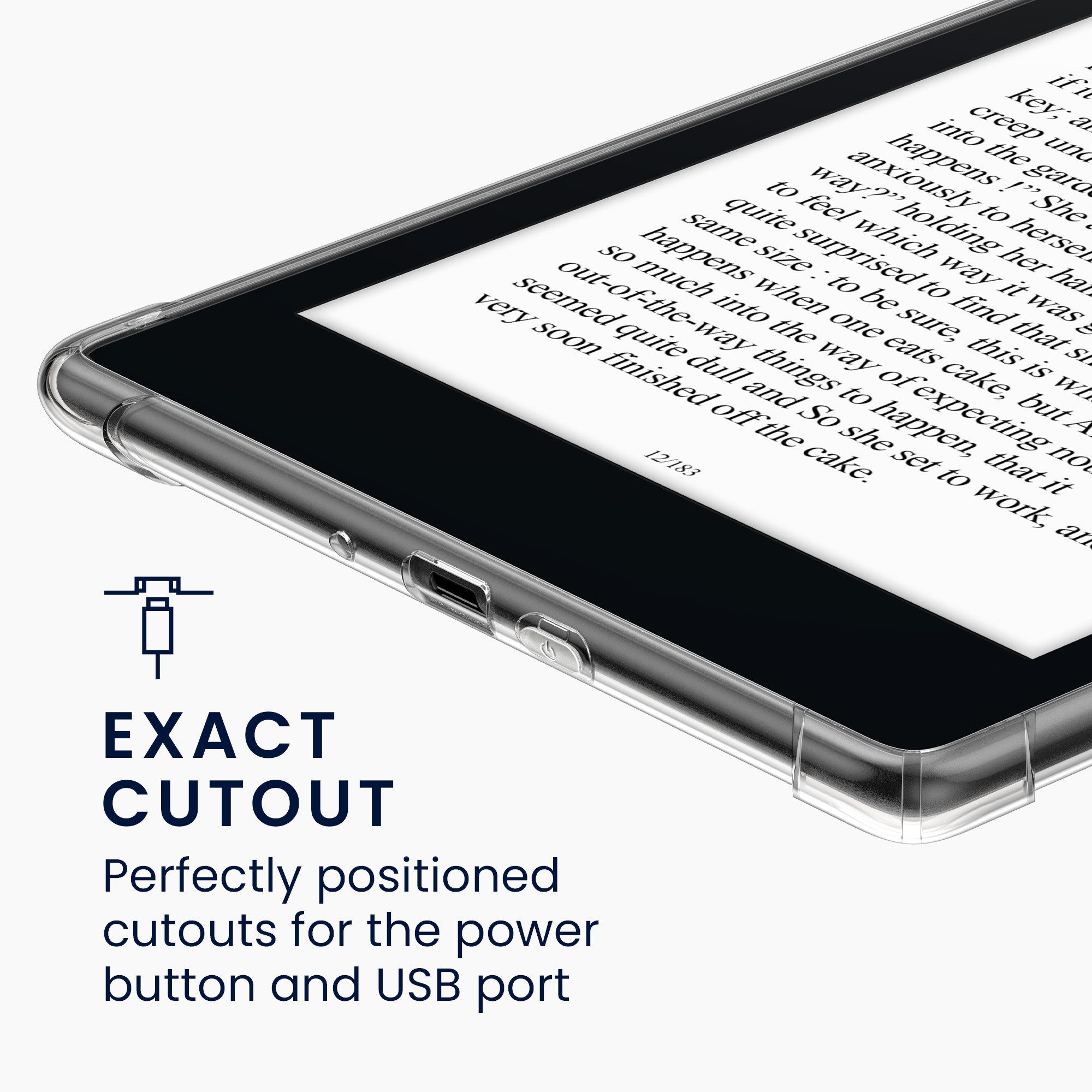 kwmobile E-Reader-Hülle Hülle für Amazon Kindle Paperwhite (2024)/Colorsoft Case eReader Cover, TPU Case Schutzhülle - flexibel und leicht - Transparent