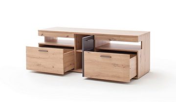 MCA furniture Lowboard TV-Board Cortona, Balkeneiche / anthrazit