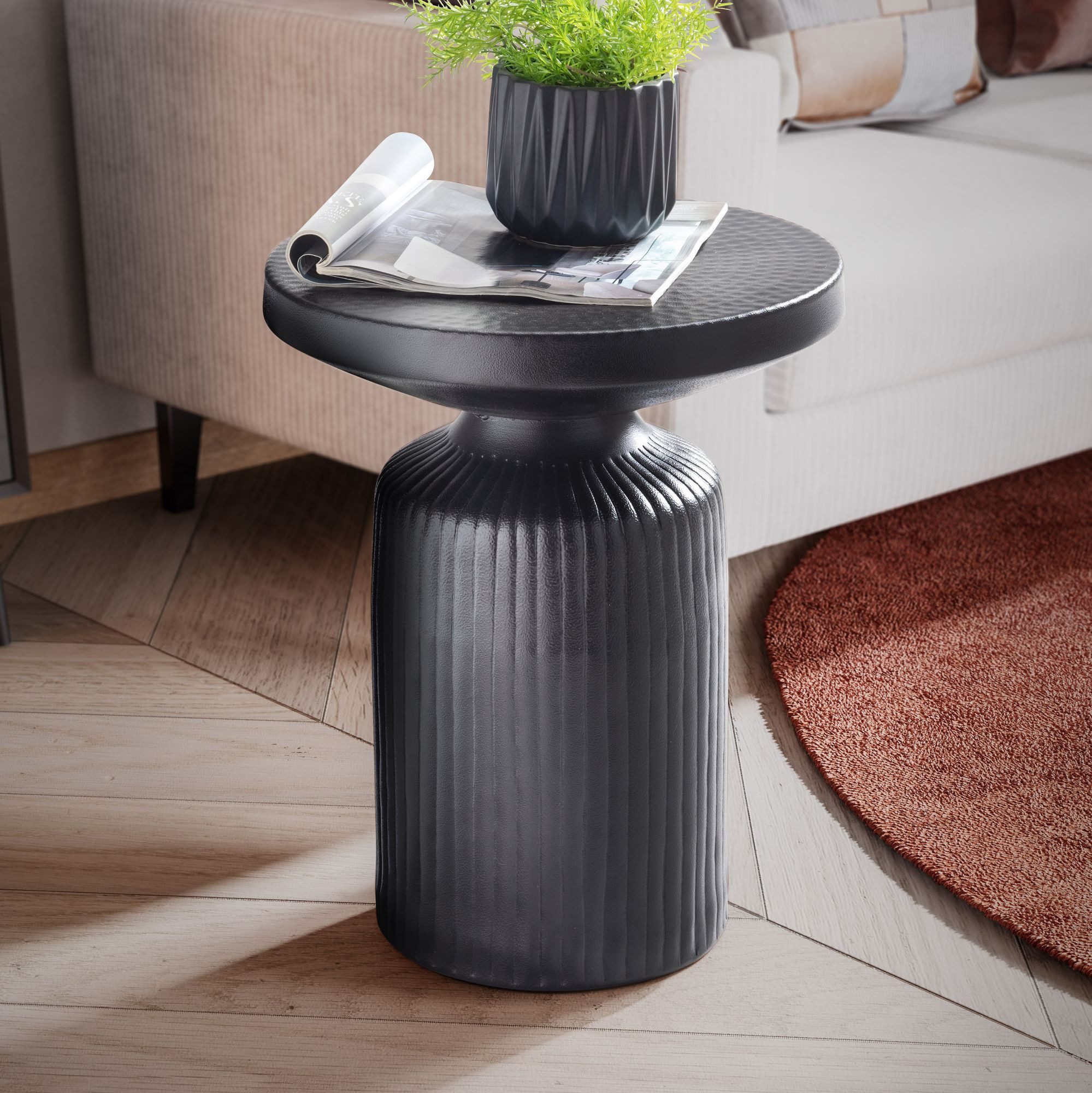 FINEBUY Beistelltisch FB92222 (40x40x50 cm Metall günstig online kaufen