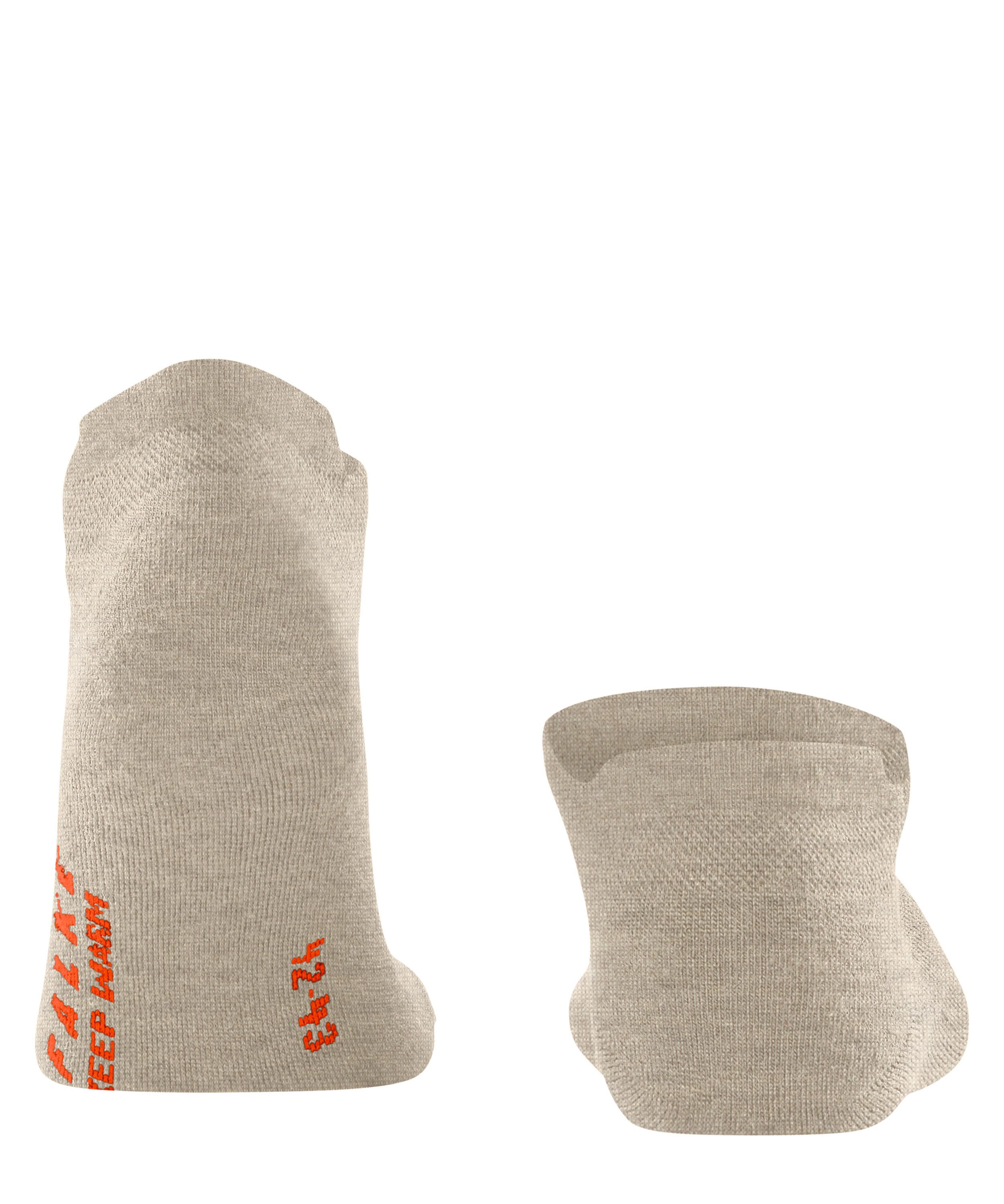 FALKE Sneakersocken Keep Warm Sneakersocken (1-Paar) mit Merinowolle und Plüschsohle