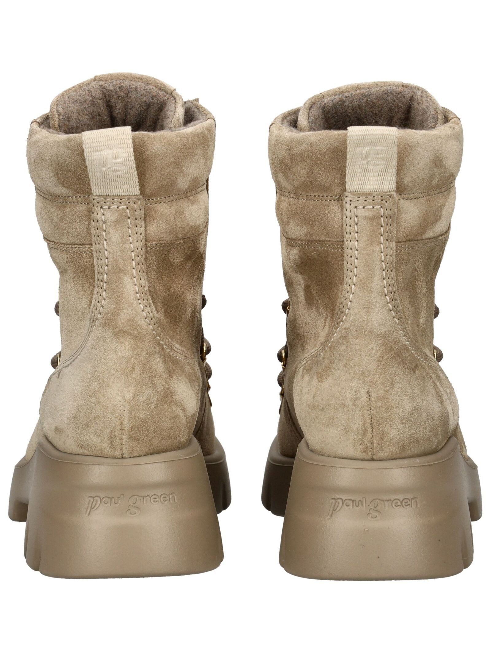 Paul Green Paul Green Stiefelette Veloursleder Schnürstiefelette