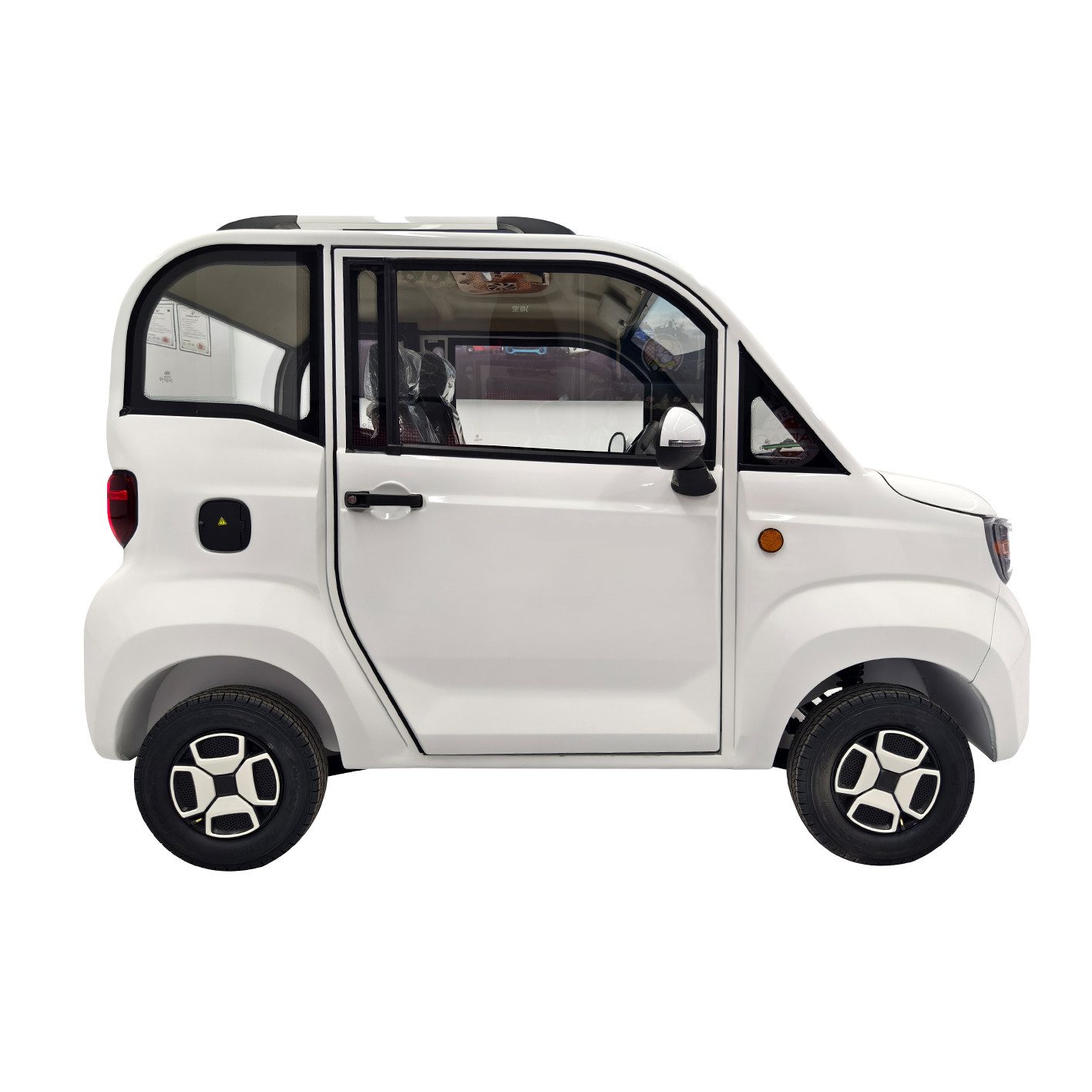 Urban Hopper Electric Scooter Urban Hopper Twin Base 4-Wheel Electric Cabin Scooter 2-Seater Microcar, 3000 W, 45 km/h, 3 kW 45 km/h, 60 V 58 Ah Lead-Acid Battery, Range approx. 60 km COC