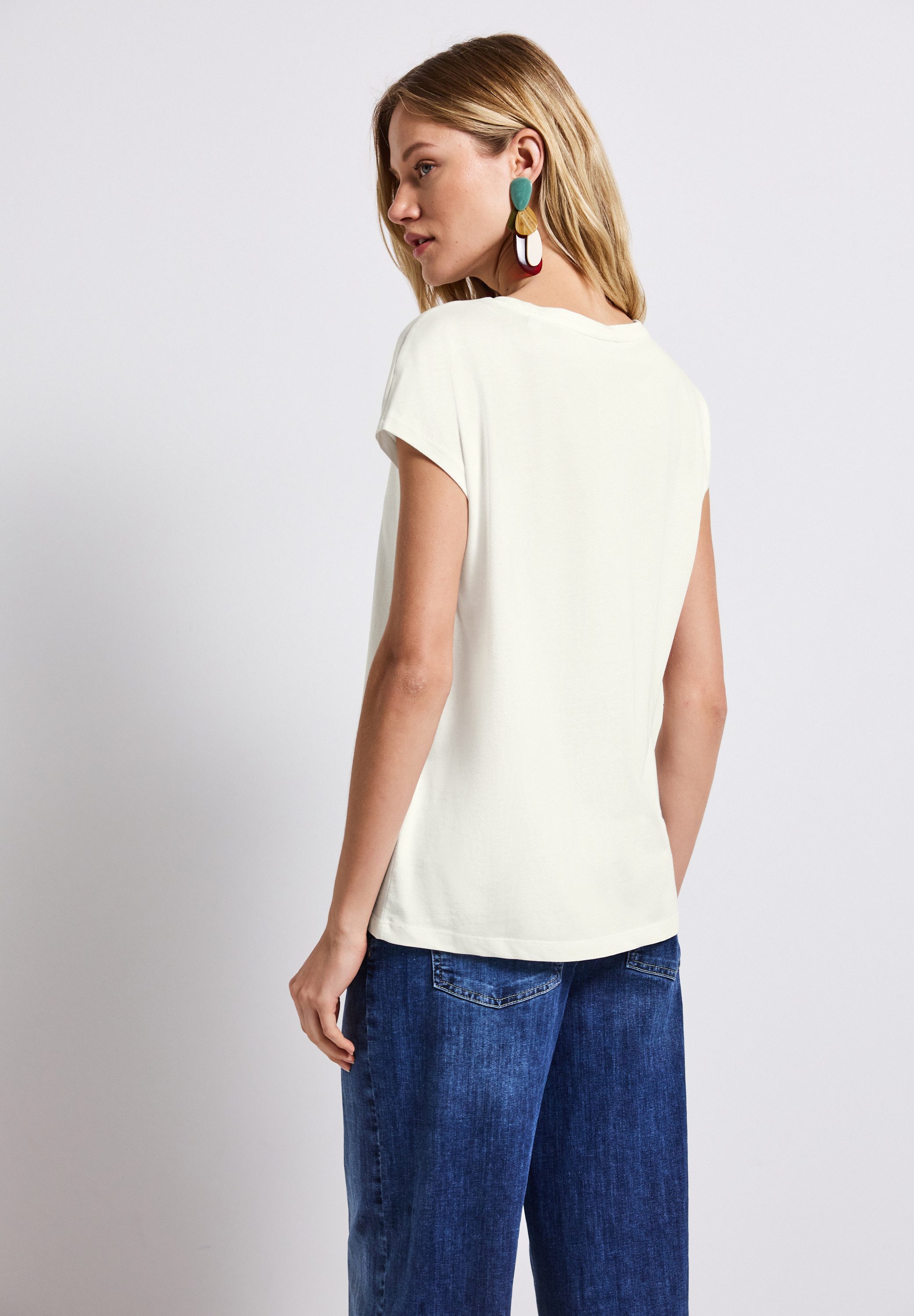 STREET ONE T-Shirt im soften Baumwoll-Mix günstig online kaufen