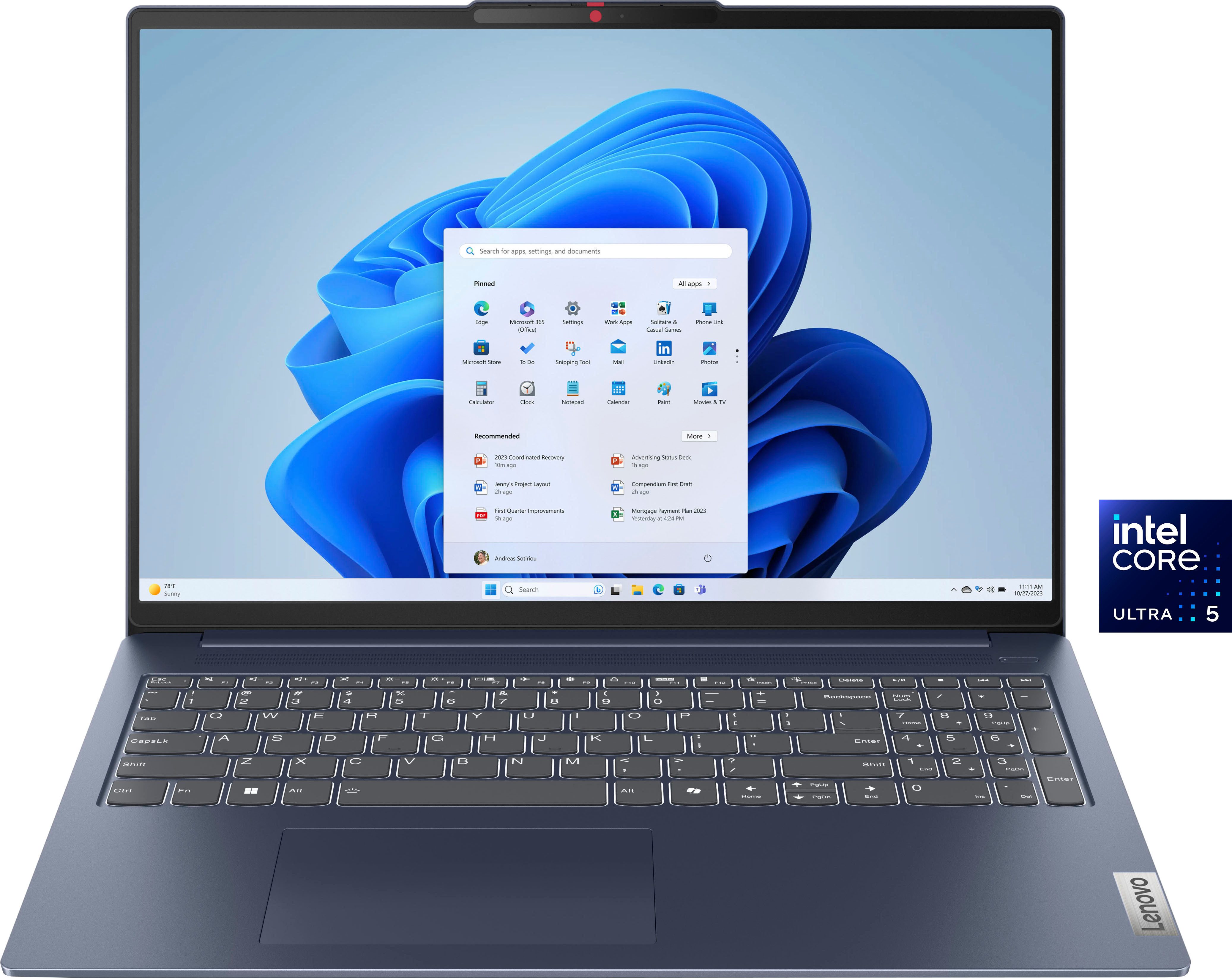Lenovo IdeaPad Slim 5 16IMH9 Notebook (40,6 cm/16 Zoll, Intel Core ...