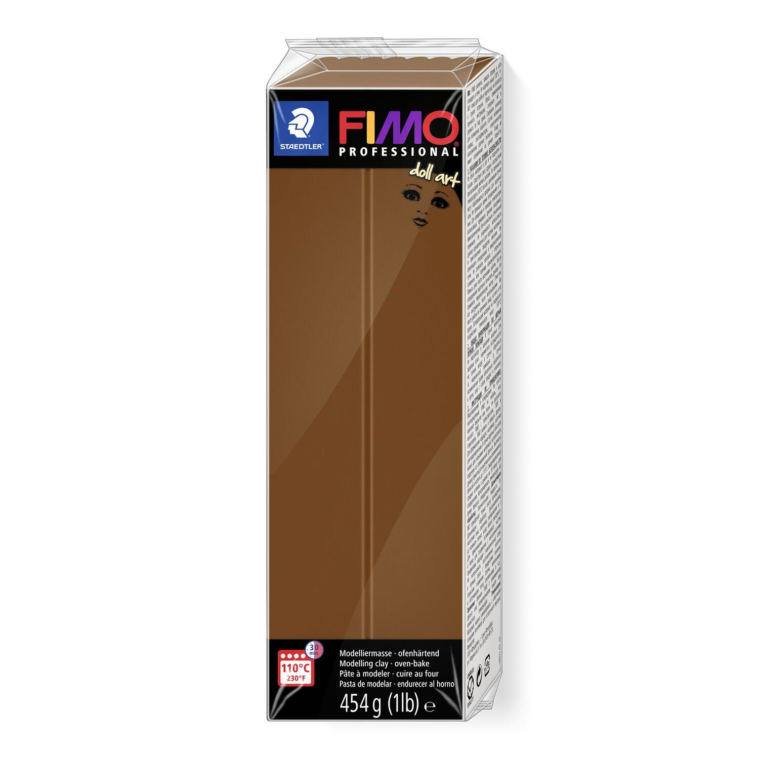Modelliermasse STAEDTLER FIMO professional Modelliermasse - noisette - Großblock 454g