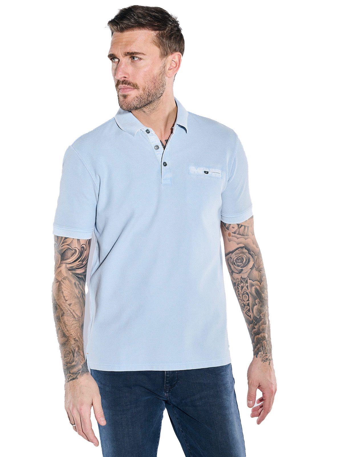 emilio adani Poloshirt Polo-Shirt strukturiert günstig online kaufen