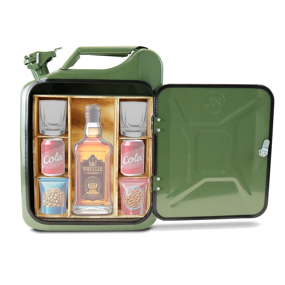 Divit Deko-Wandregal Minibar in Benzinkanister Design MF1 Bar Regal / Aufbe günstig online kaufen