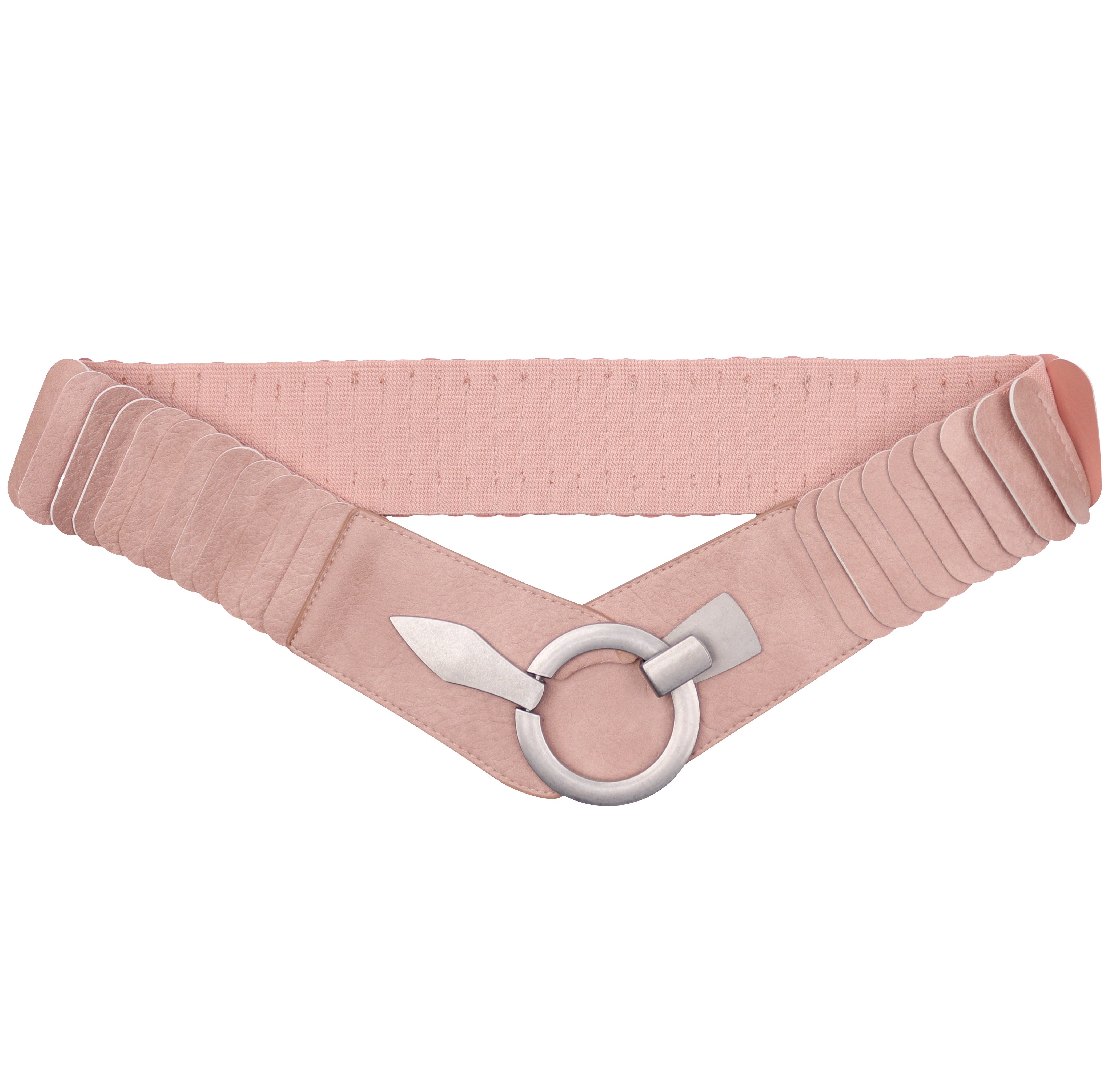 MIRROSI Taillengürtel Leo Unifarbe breit 6cm für Taillenumfang 85 bis 110cm, ONESIZE (Angenehmes Tragesgefühl, Leopard Muster, Unifarben) Breiter Stretch Gürtel