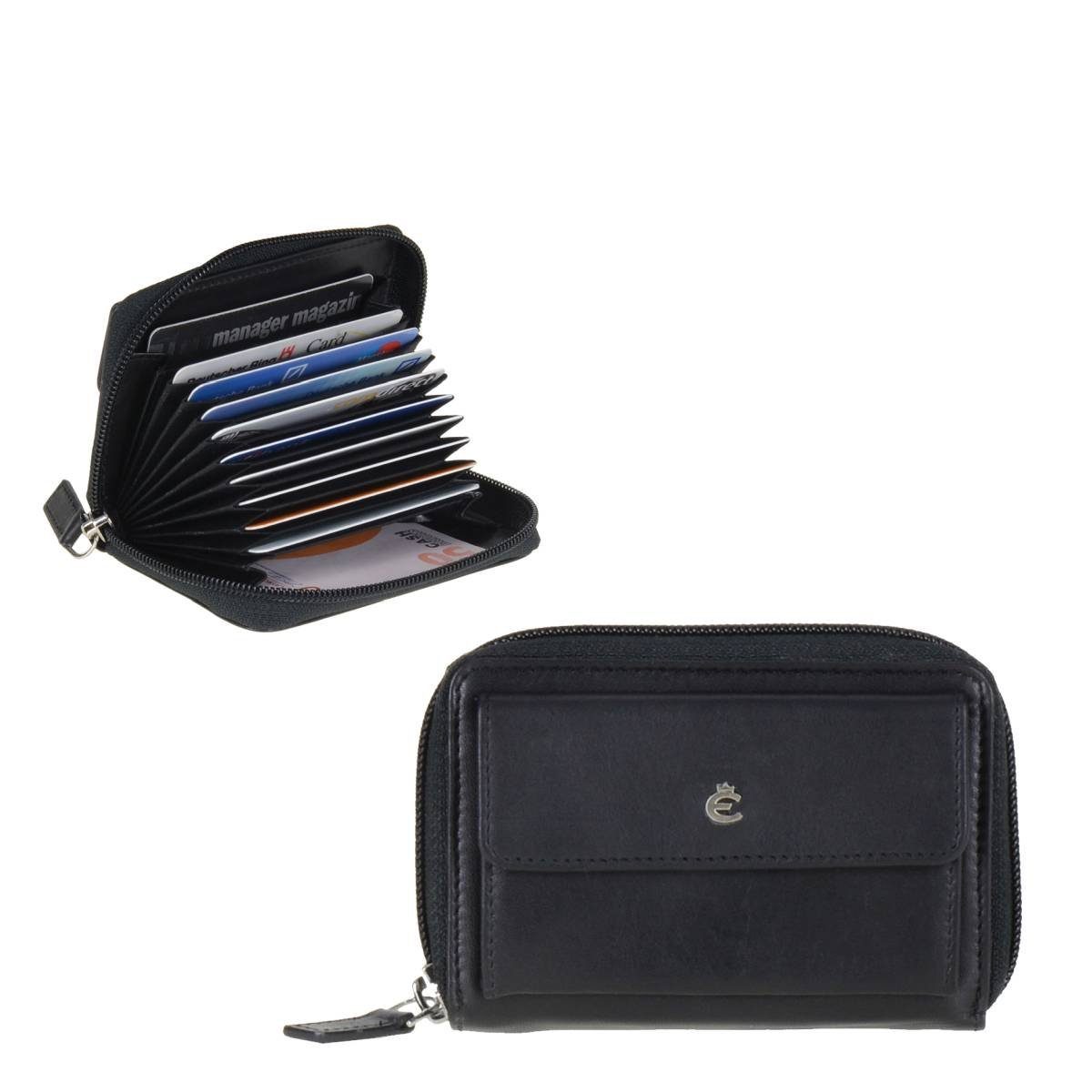 Esquire Geldbörse Harry49 (oA), Kartenetui, RFID-Schutz, Kartenbörse, Lederbörse, Herrenbörse