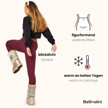 Bellivalini Leggings Damen Thermohose Lang BLV50-320 (1-tlg) Weich, Gefüttert