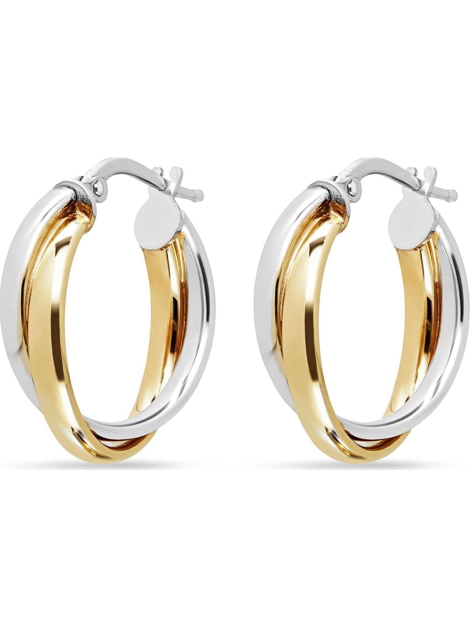 FAVS Paar Серьги-кольца FAVS Damen-Creolen 925er Silber, 925er Silber (Paar)