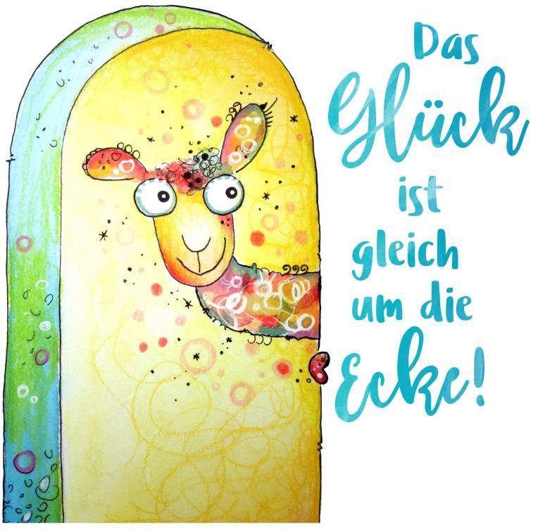 gleich St) Ecke (1 die Glück Wall-Art um ist Wandtattoo