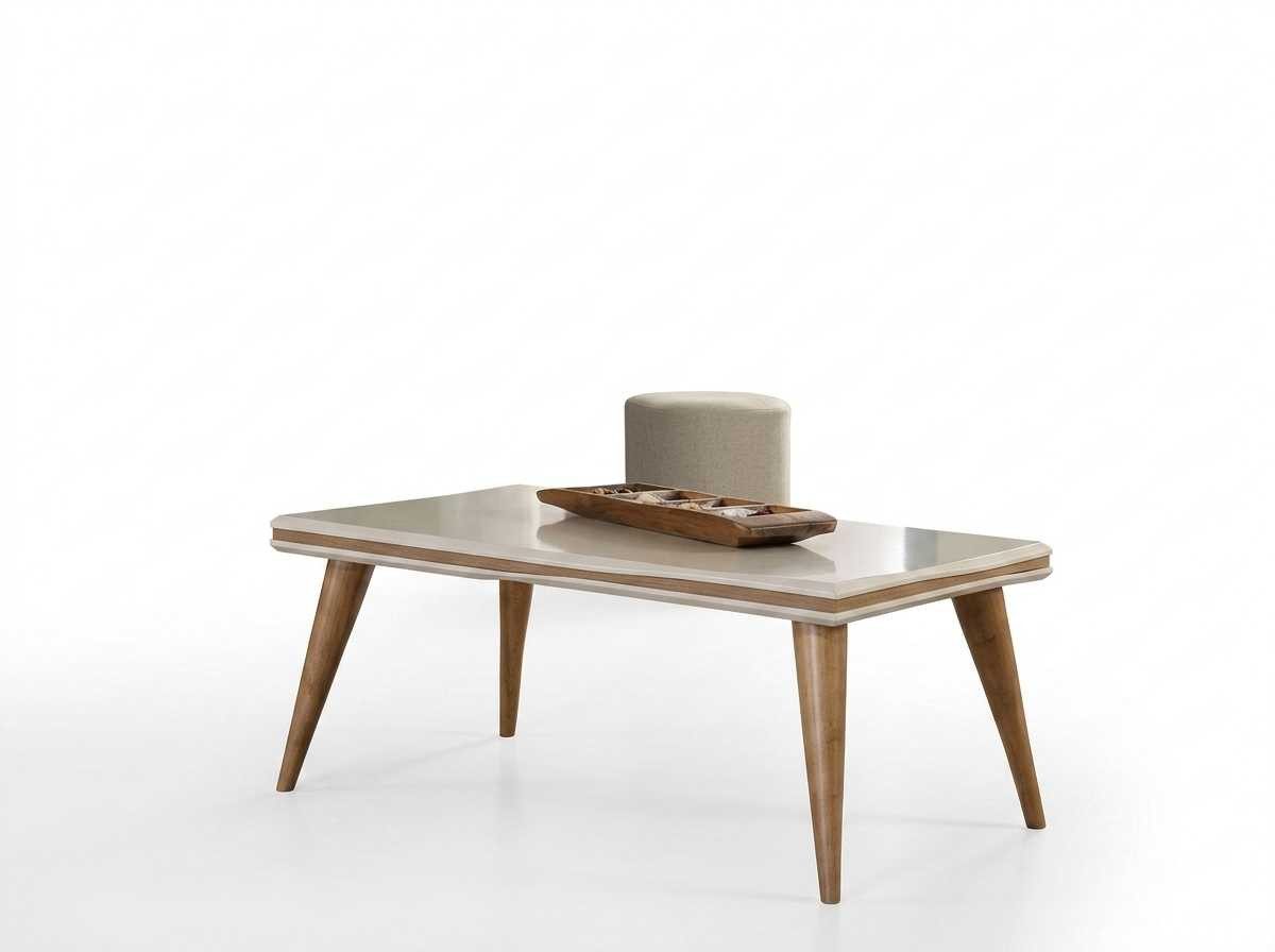 JVmoebel Couchtisch Couchtisch Beige Modern Luxus Wohnzimmertisch Beistelltisch Tisch, Made in Europa