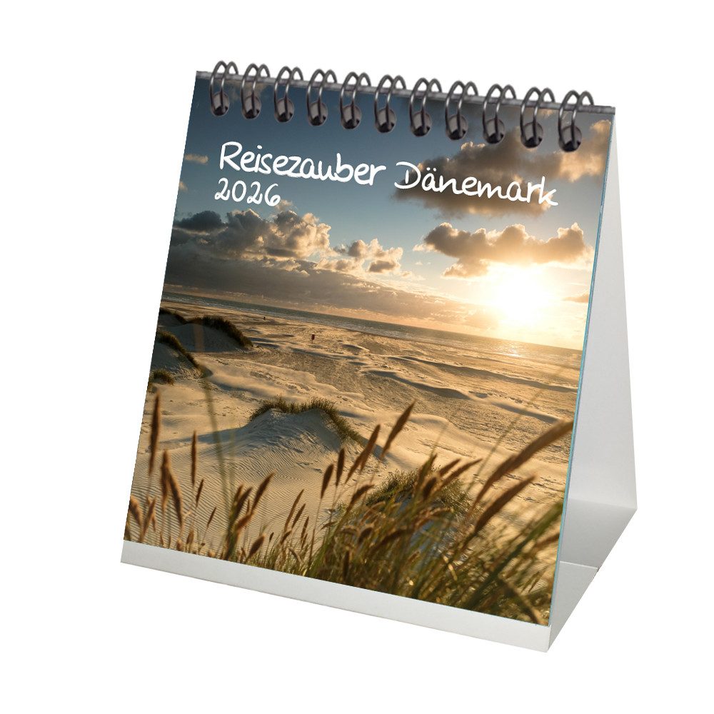 Seelenzauber Tischkalender Naturzauber Dänemark Tischkalender 10cm x 10cm für 2026 Natur Reise