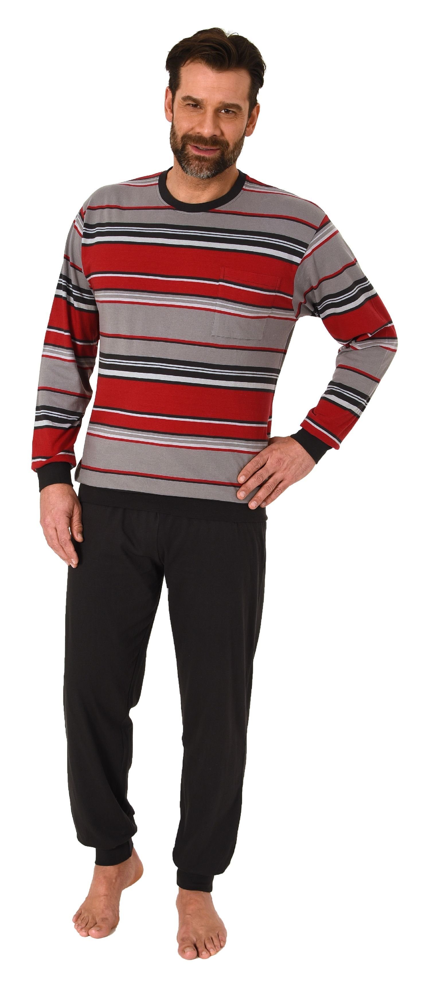Normann Pyjama Normann Herren Schlafanzug lang günstig online kaufen