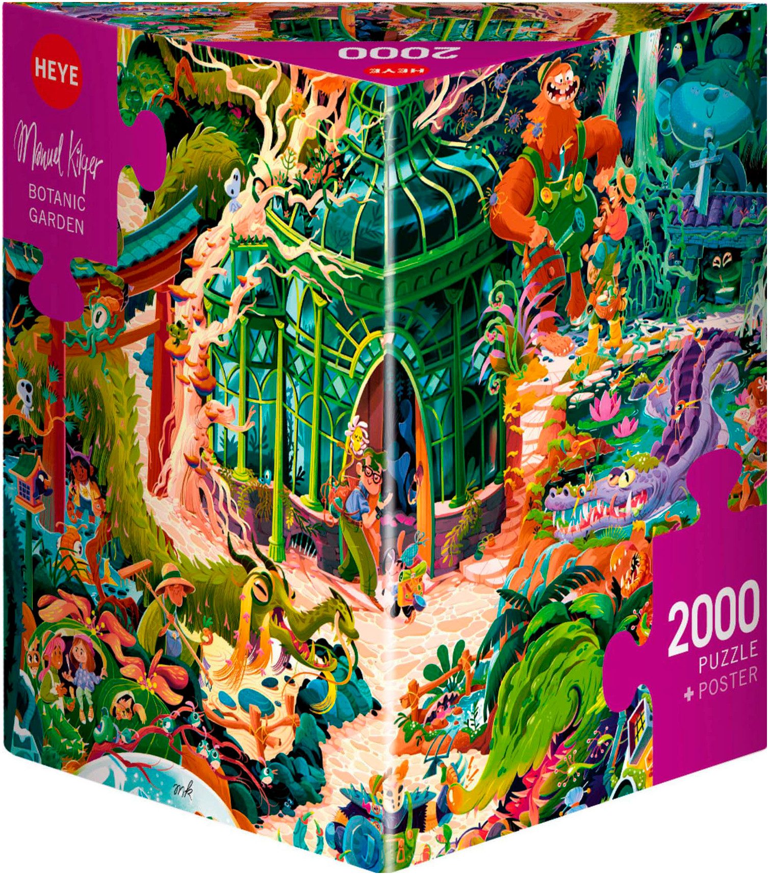 HEYE Puzzle Botanic Garden, 2000 Puzzleteile, Made in Europe günstig online kaufen