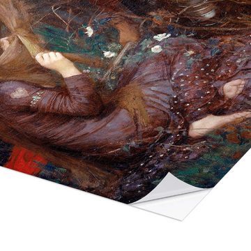 Posterlounge Wandfolie John William Waterhouse, La Belle Dame sans Merci, Malerei