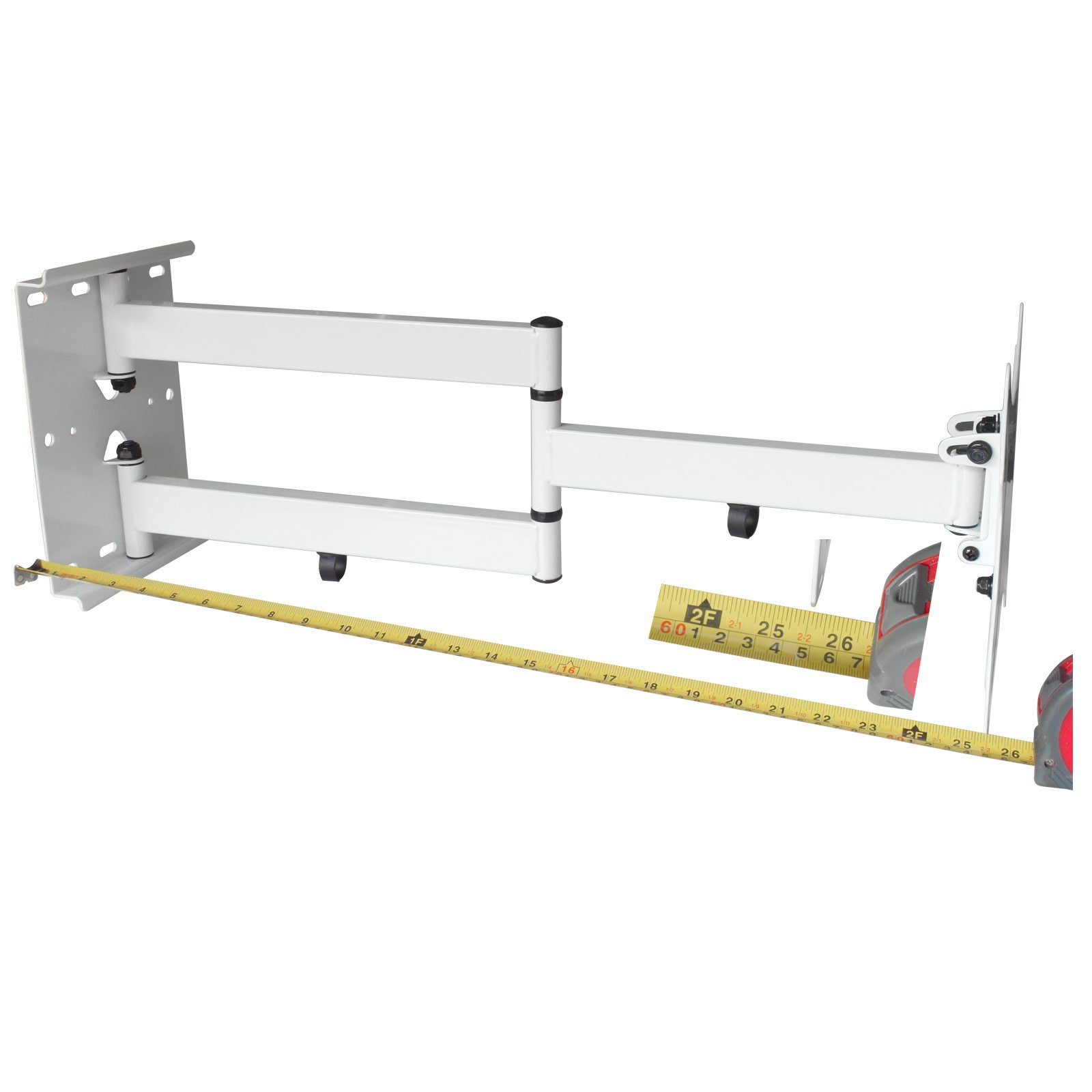 Drall Instruments TV-Wandhalterung L22W, (bis 50 Zoll, 1-tlg., 1, VESA 100, VESA 200, Wandabstand 65,0 cm, für 16" bis 50" Zoll Fernseher Monitore, schwenkbar, neigbar)