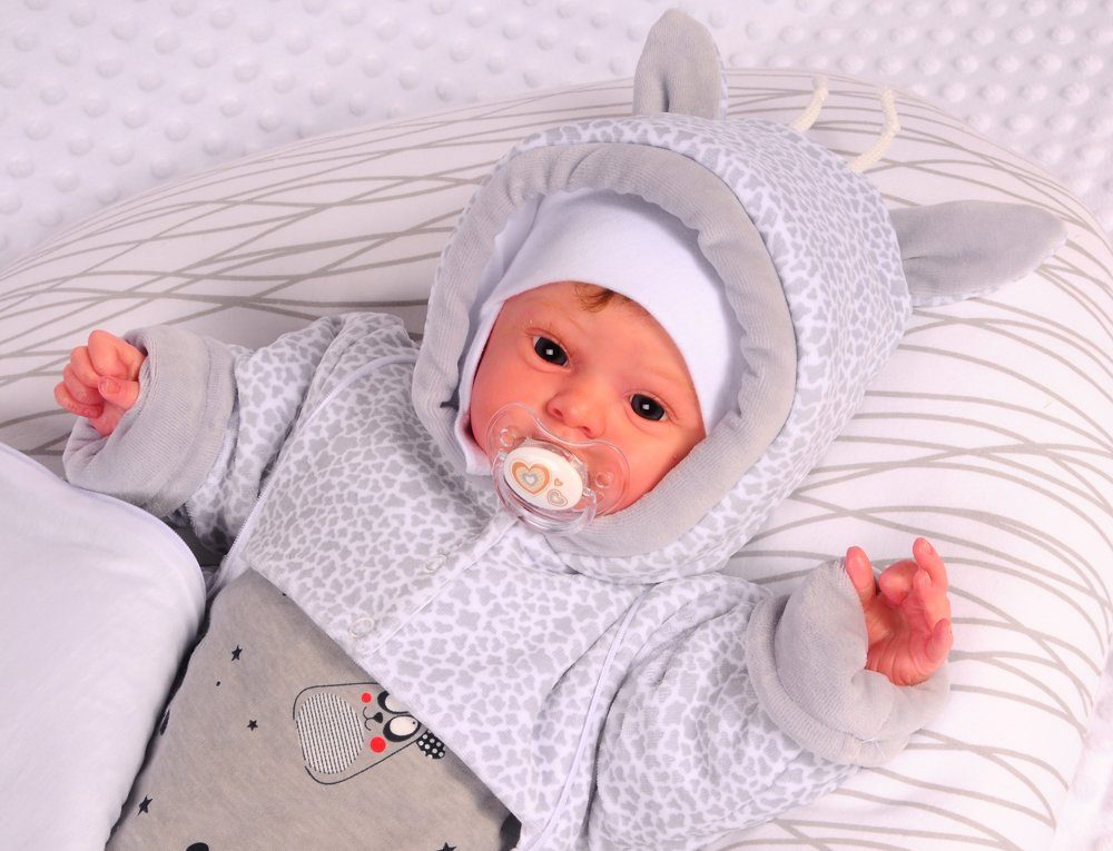 La Bortini Overall Baby Wagenanzug Nickioverall Overall Schneeanzug kuschelig weich, warm, 44 50 56 62 68 74