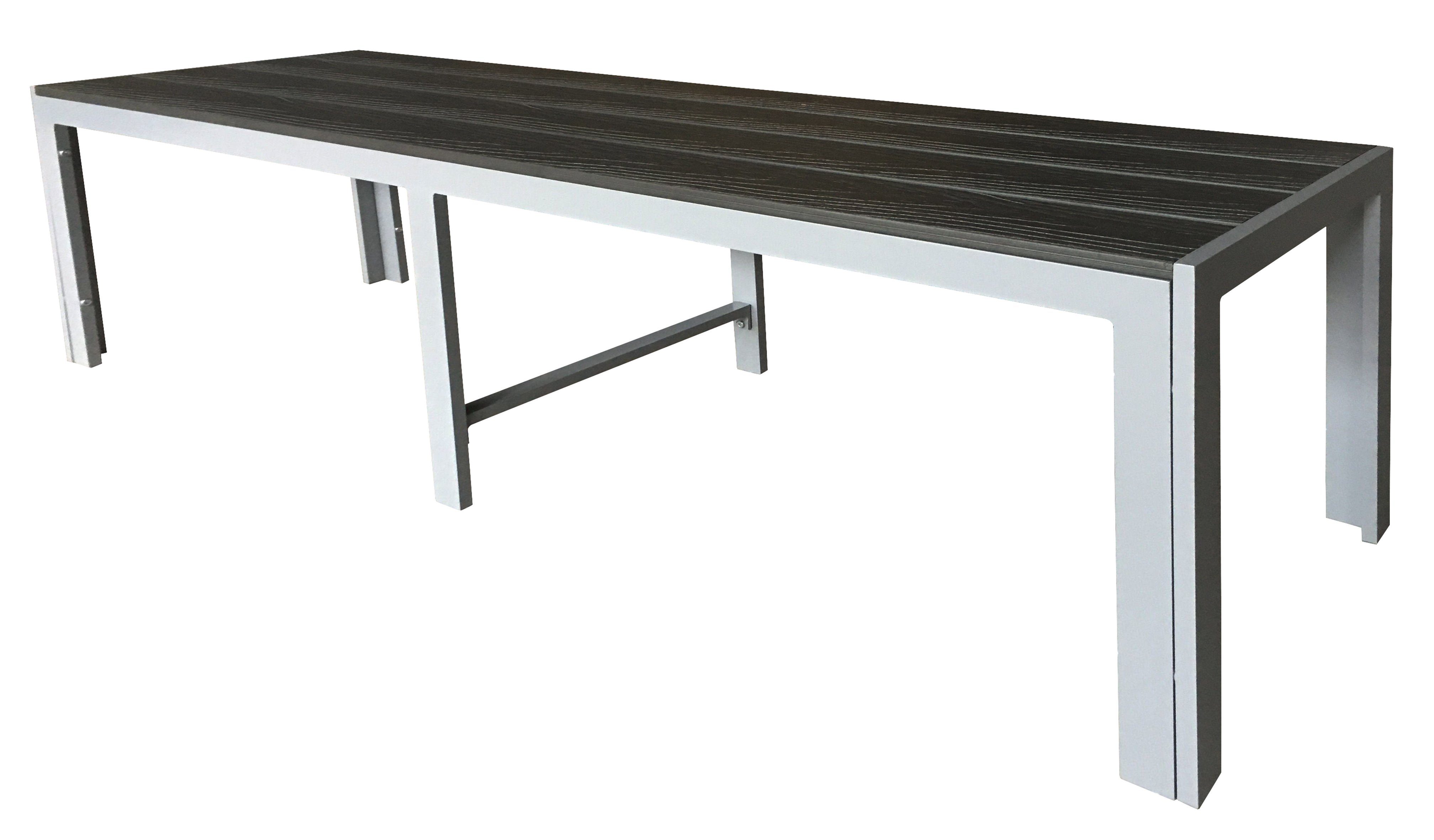 Pure Home & Garden Gartenbank FIRE Bank mit Alu-Gestell und Nonwood-Platte günstig online kaufen