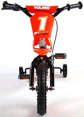 Volare Kinderfahrrad Motobikeoptik - 12 Zoll - 95% zusammengebaut - verschiedenen Farben, 1 Gang, bis 60 kg, Lenkerhöhe einstellbar, Luftbereifung, Stahlfelgen