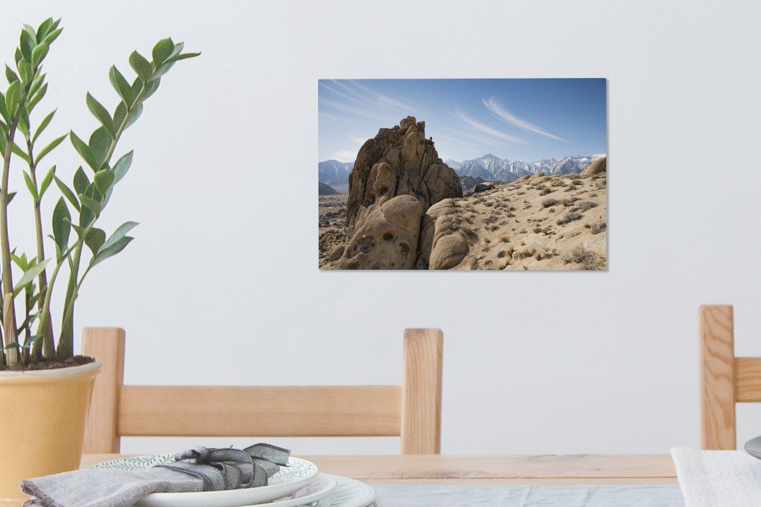 cm OneMillionCanvasses® Gesteinsbildung Aufhängefertig, in Leinwandbilder, Wanddeko, Amerikas, (1 Wüste Leinwandbild 30x20 der Wandbild St),